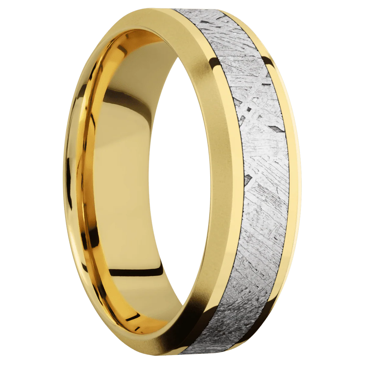 14K Yellow Gold + Polish , Bead Finish