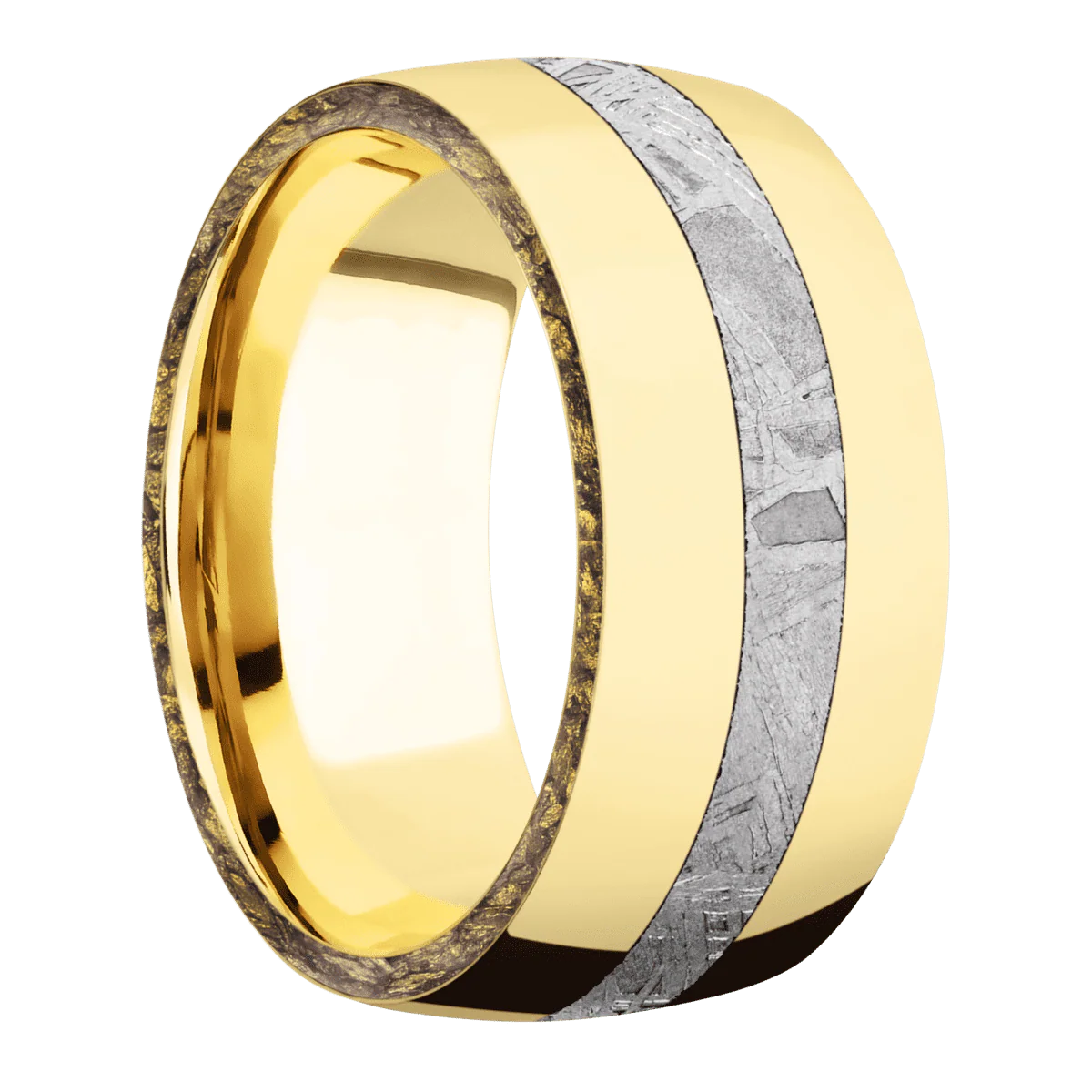 14K Yellow Gold + Polish Finish