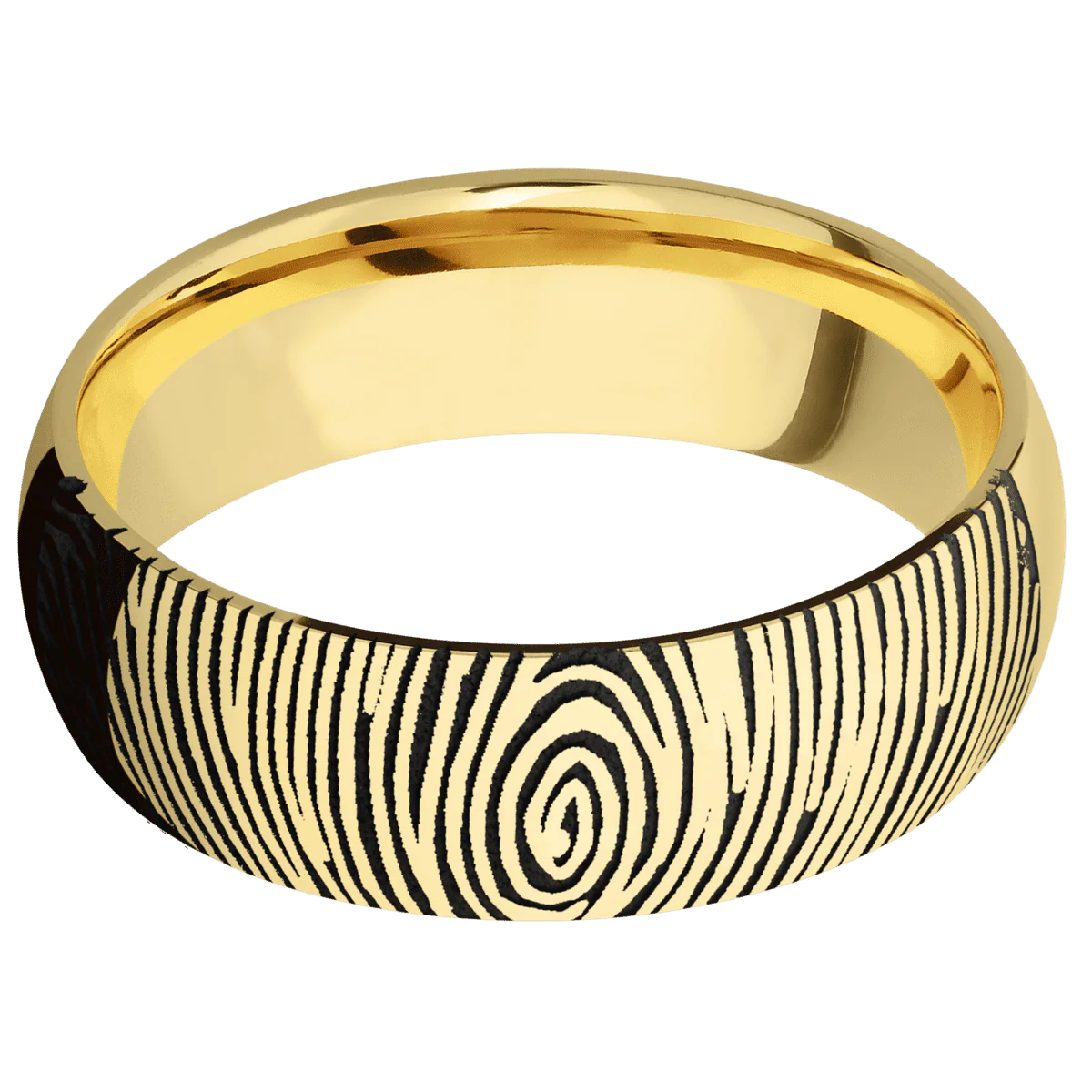 14K Yellow Gold + Polish Finish - Image 3