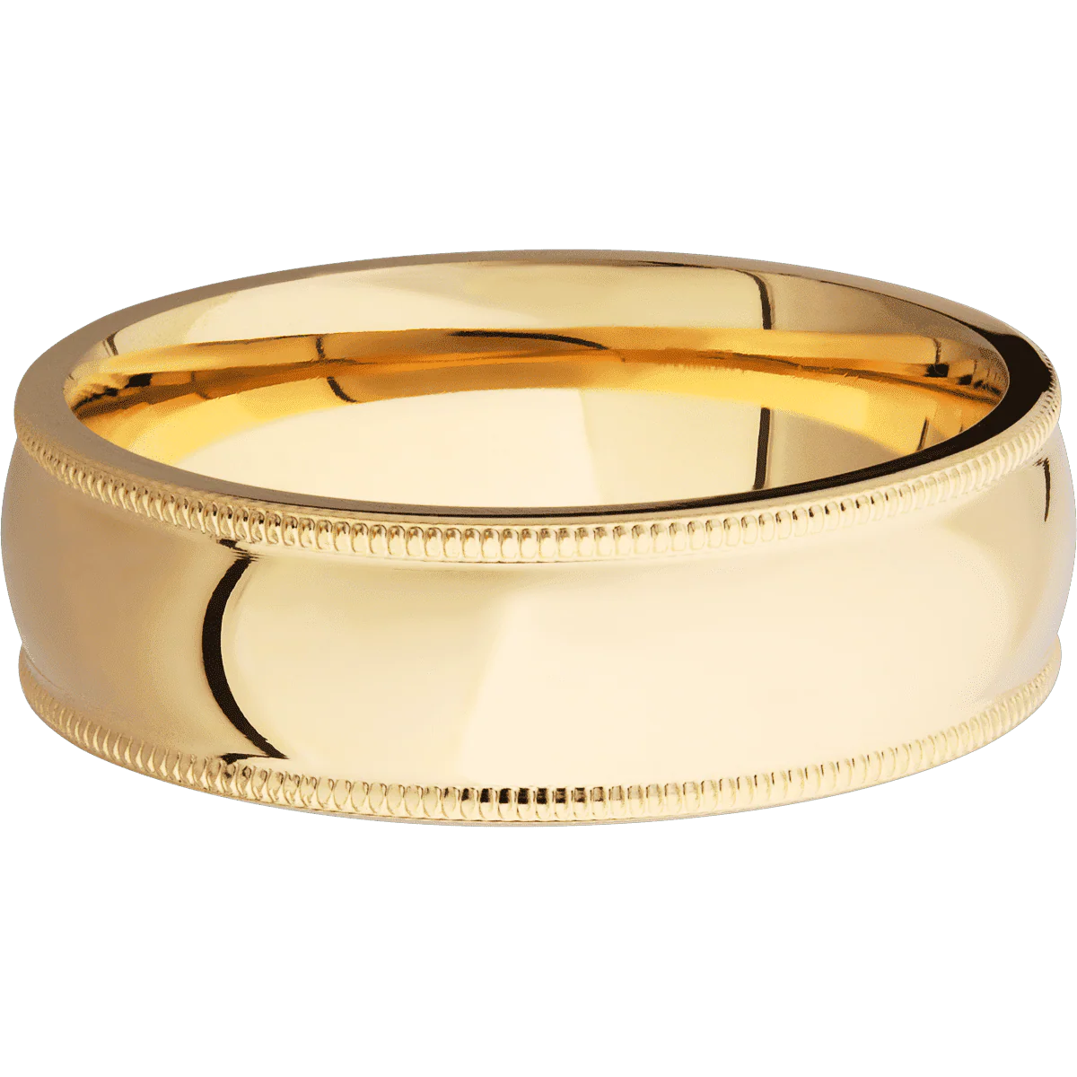 14K Yellow Gold + Polish Finish - Image 3