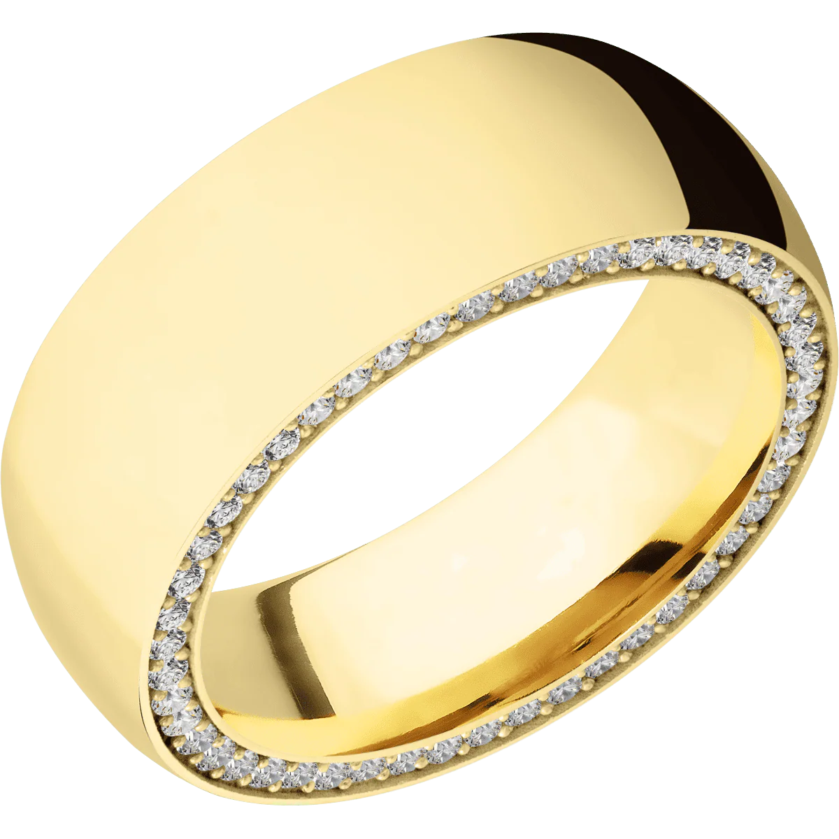 14K Yellow Gold + Polish Finish - Image 2