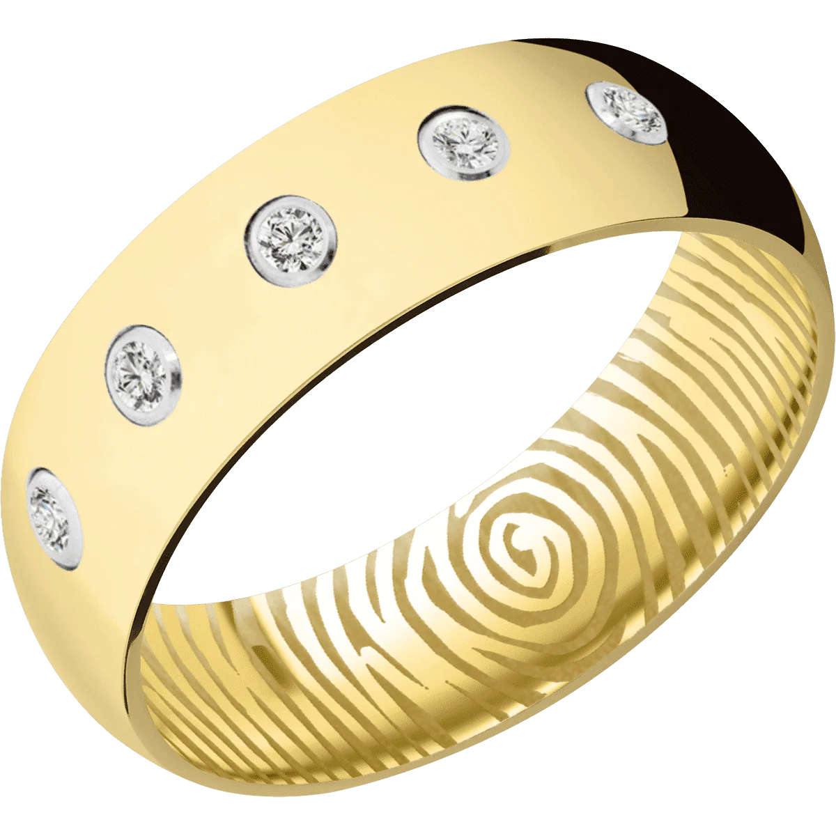 14K Yellow Gold + Polish Finish - Image 2