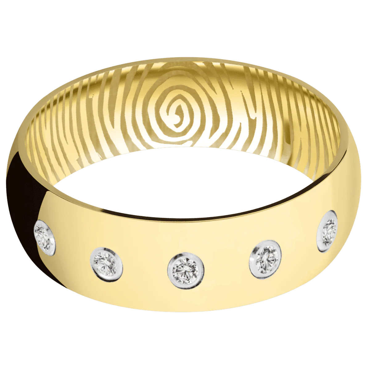 14K Yellow Gold + Polish Finish - Image 3