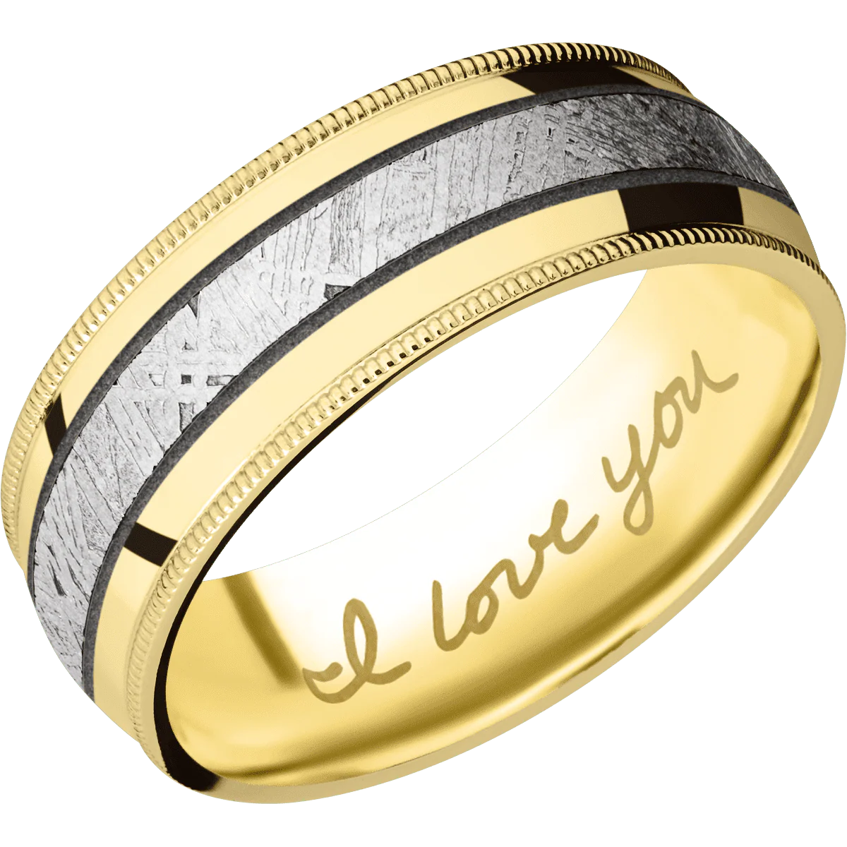 14K Yellow Gold + Polish Finish - Image 2