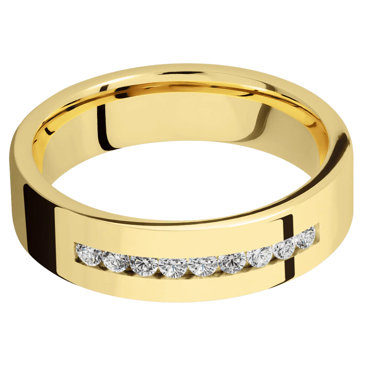 14K Yellow Gold + Polish Finish - Image 3
