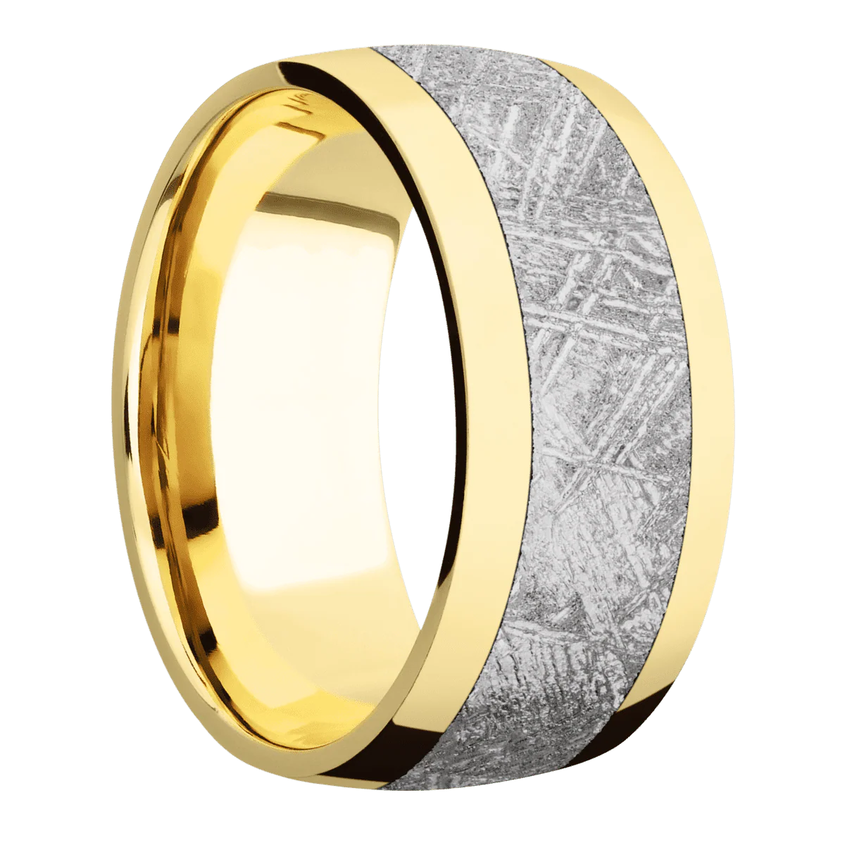 14K Yellow Gold + Polish Finish