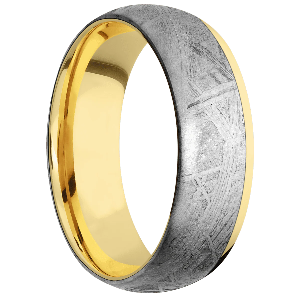 14K Yellow Gold + Polish Finish