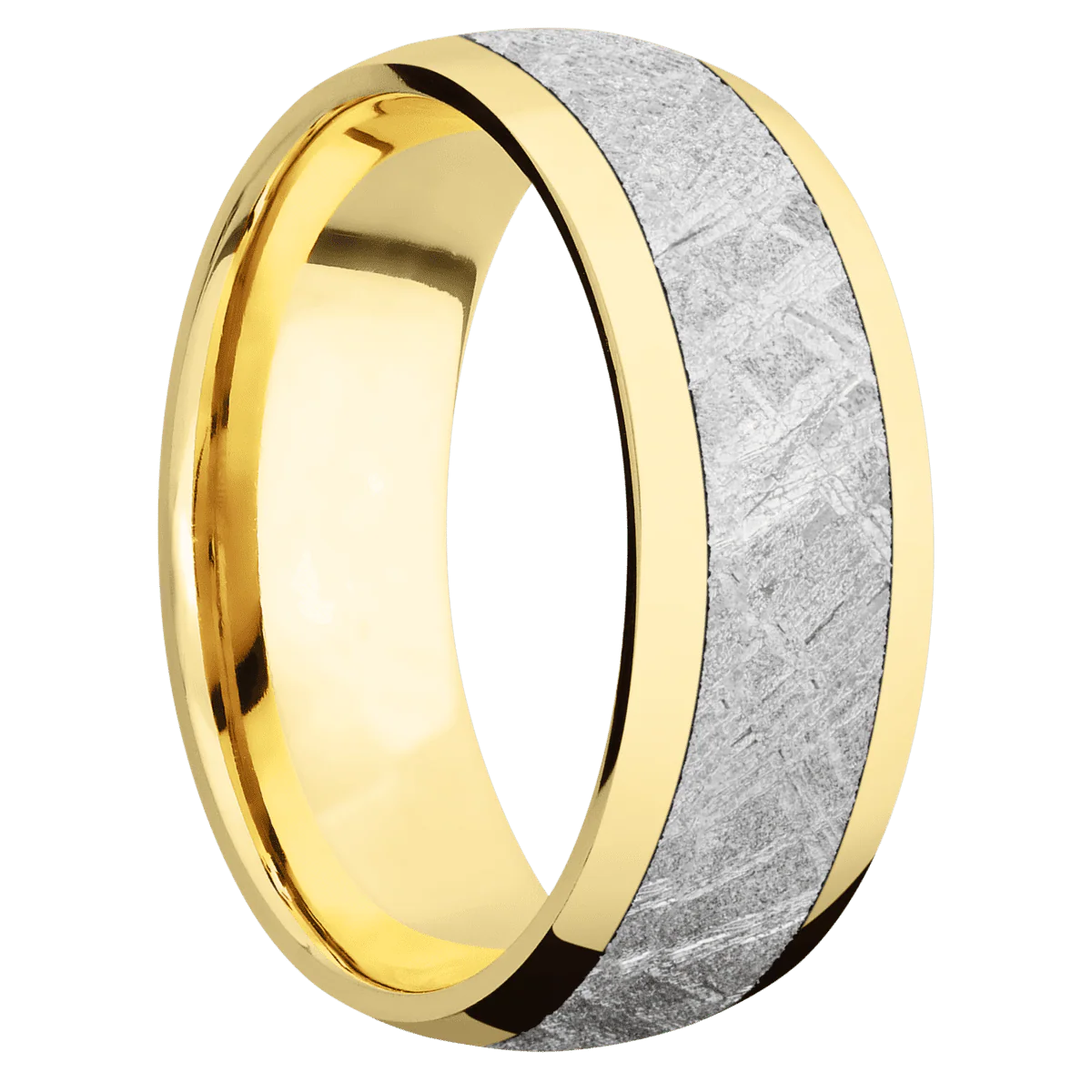 14K Yellow Gold + Polish Finish
