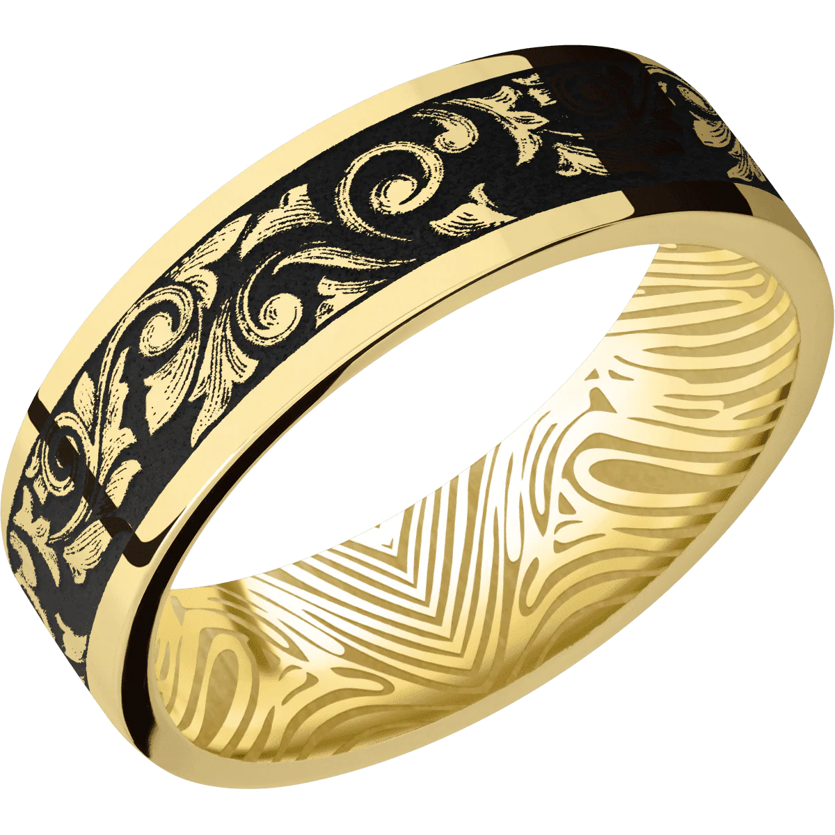 14K Yellow Gold + Polish Finish - Image 2