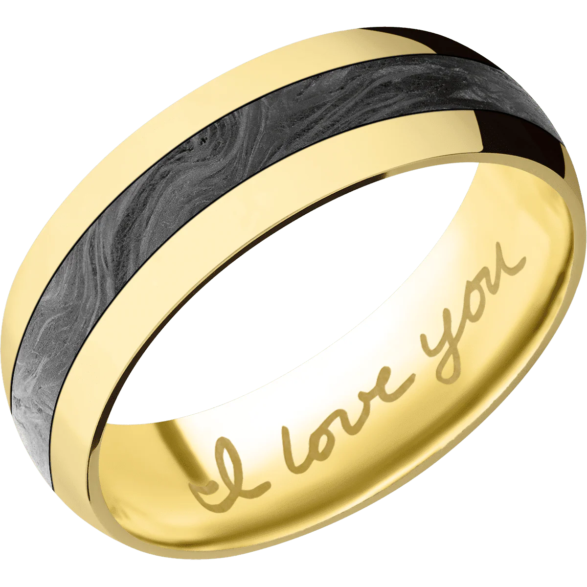 14K Yellow Gold + Polish Finish - Image 2