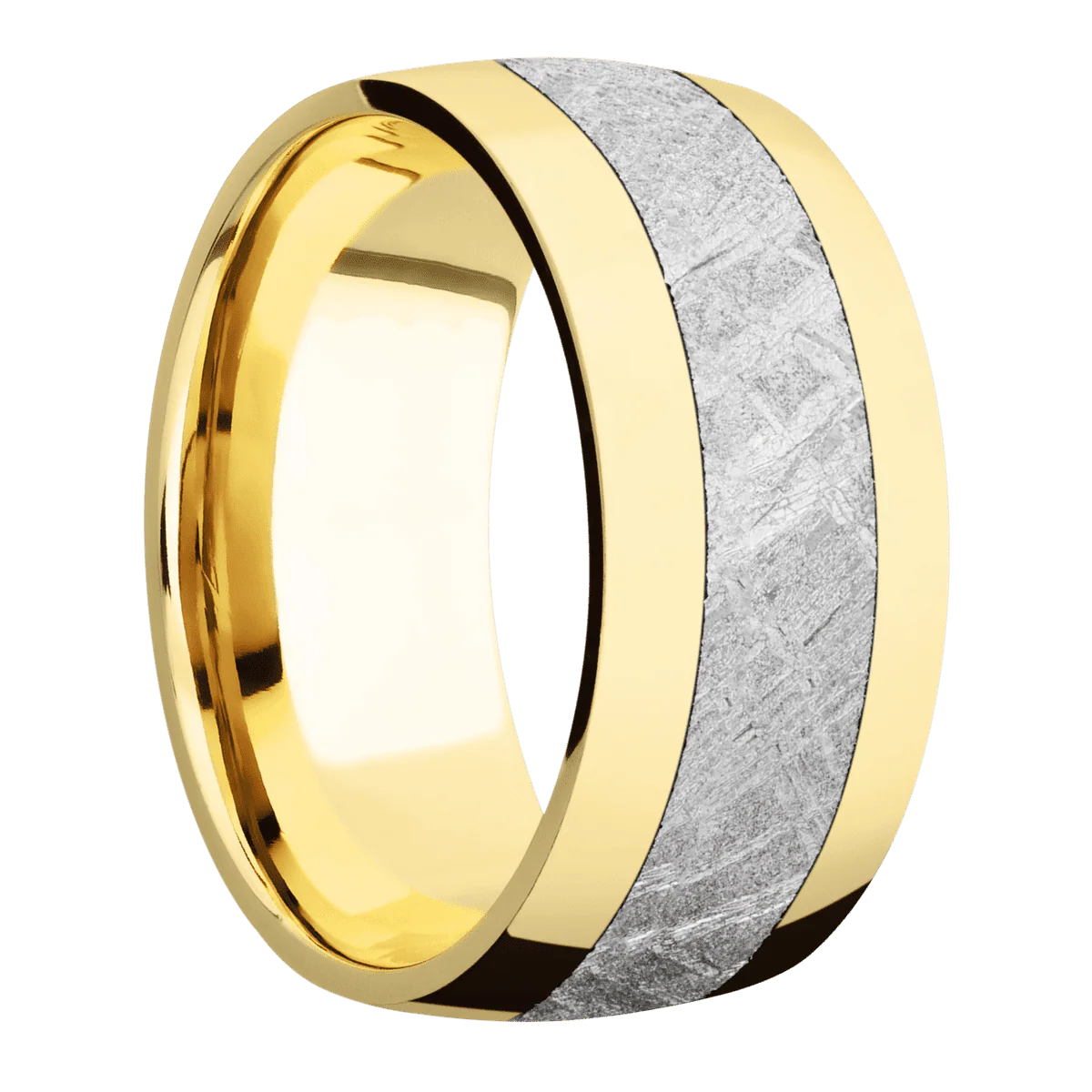 14K Yellow Gold + Polish Finish