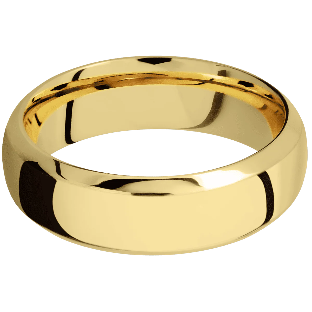 14K Yellow Gold + Polish , Polish Finish - Image 3