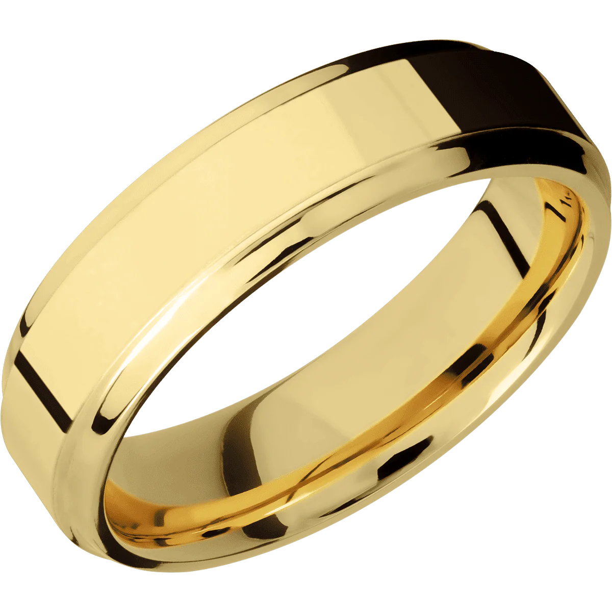 14K Yellow Gold + Polish , Polish Finish - Image 2