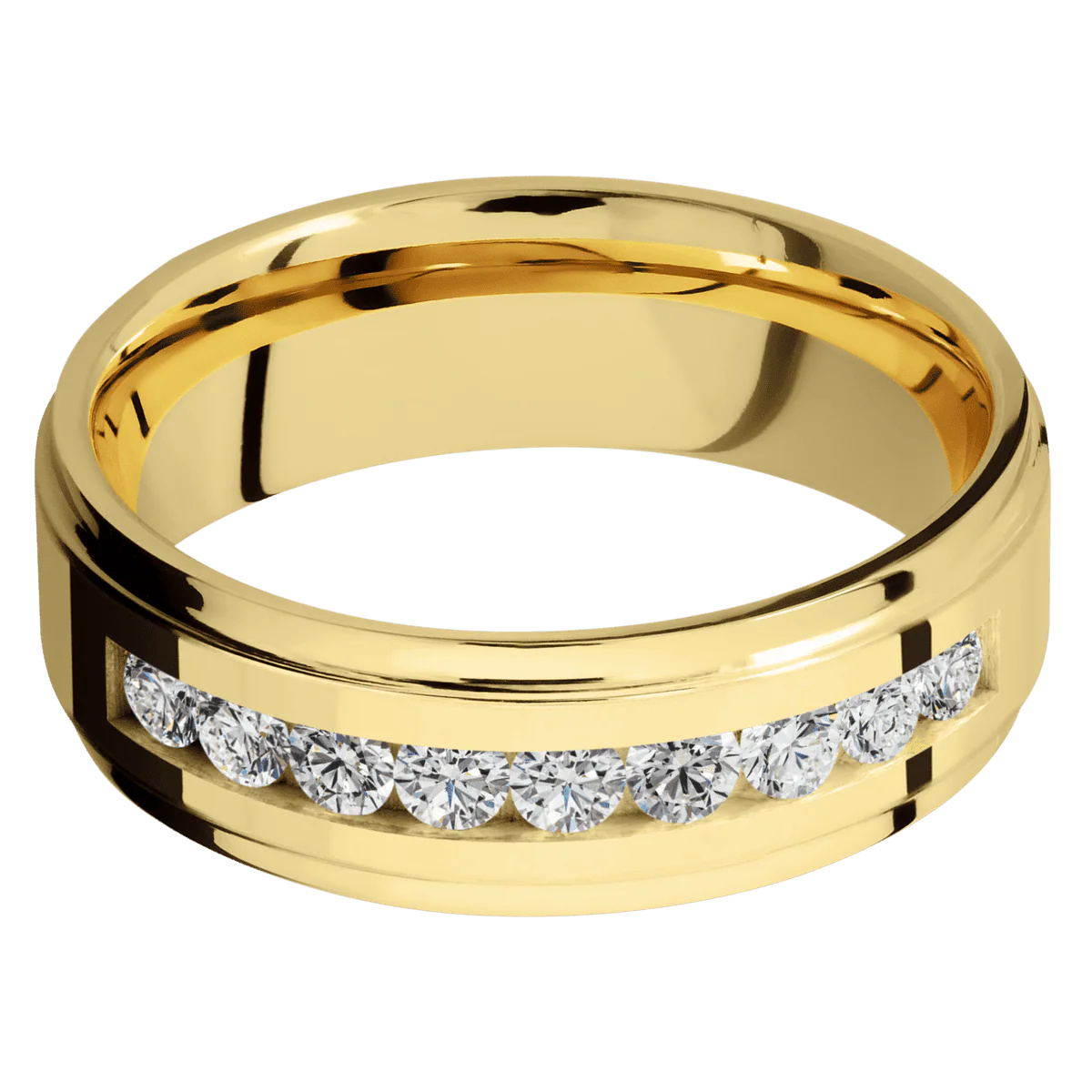 14K Yellow Gold + Polish , Polish Finish - Image 3