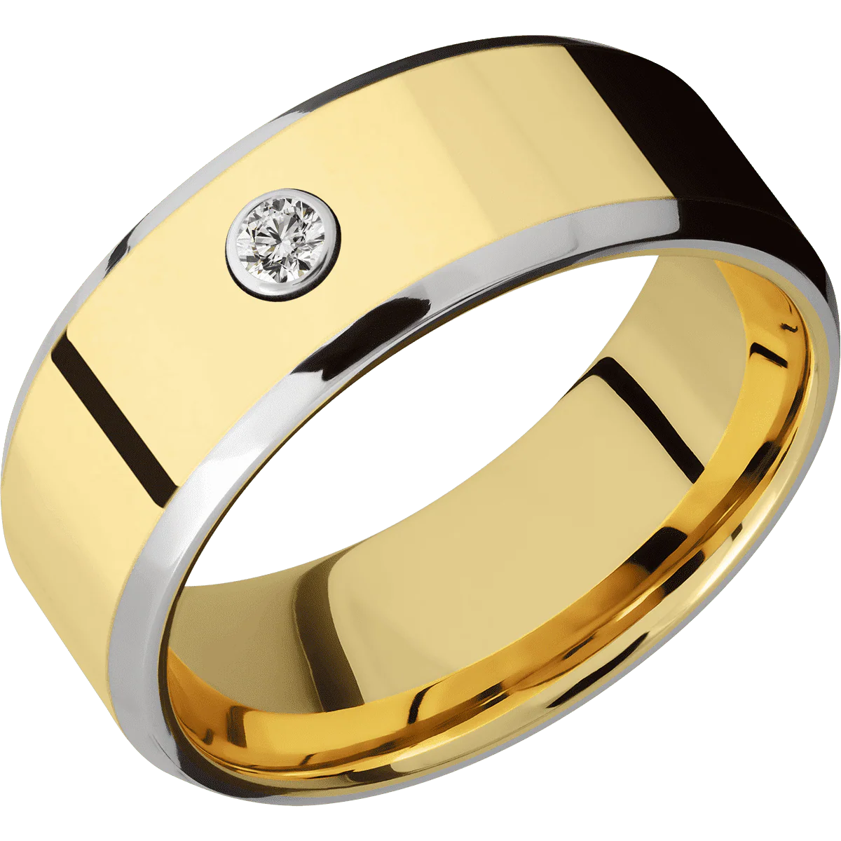 14K Yellow Gold + Polish , Polish Finish - Image 2