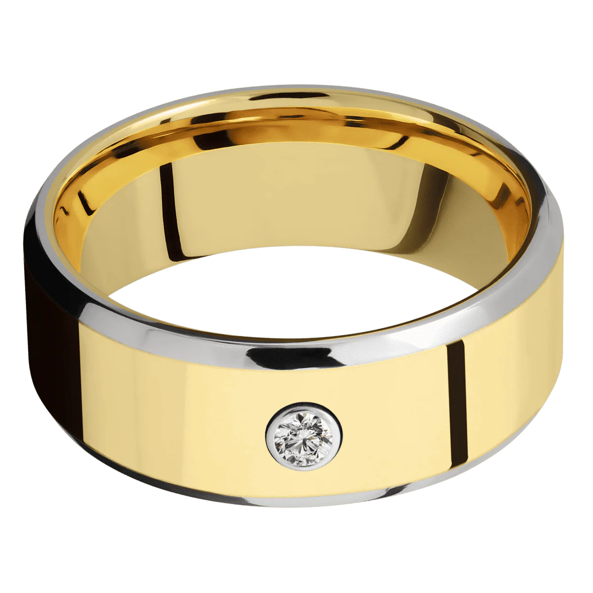 14K Yellow Gold + Polish , Polish Finish - Image 3