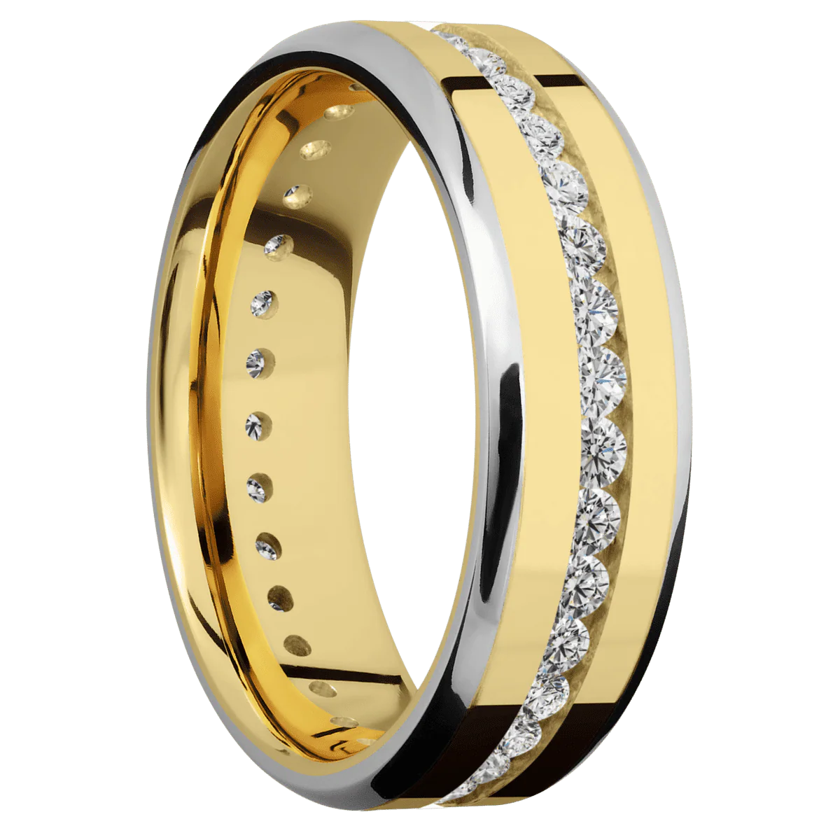 14K Yellow Gold + Polish , Polish Finish