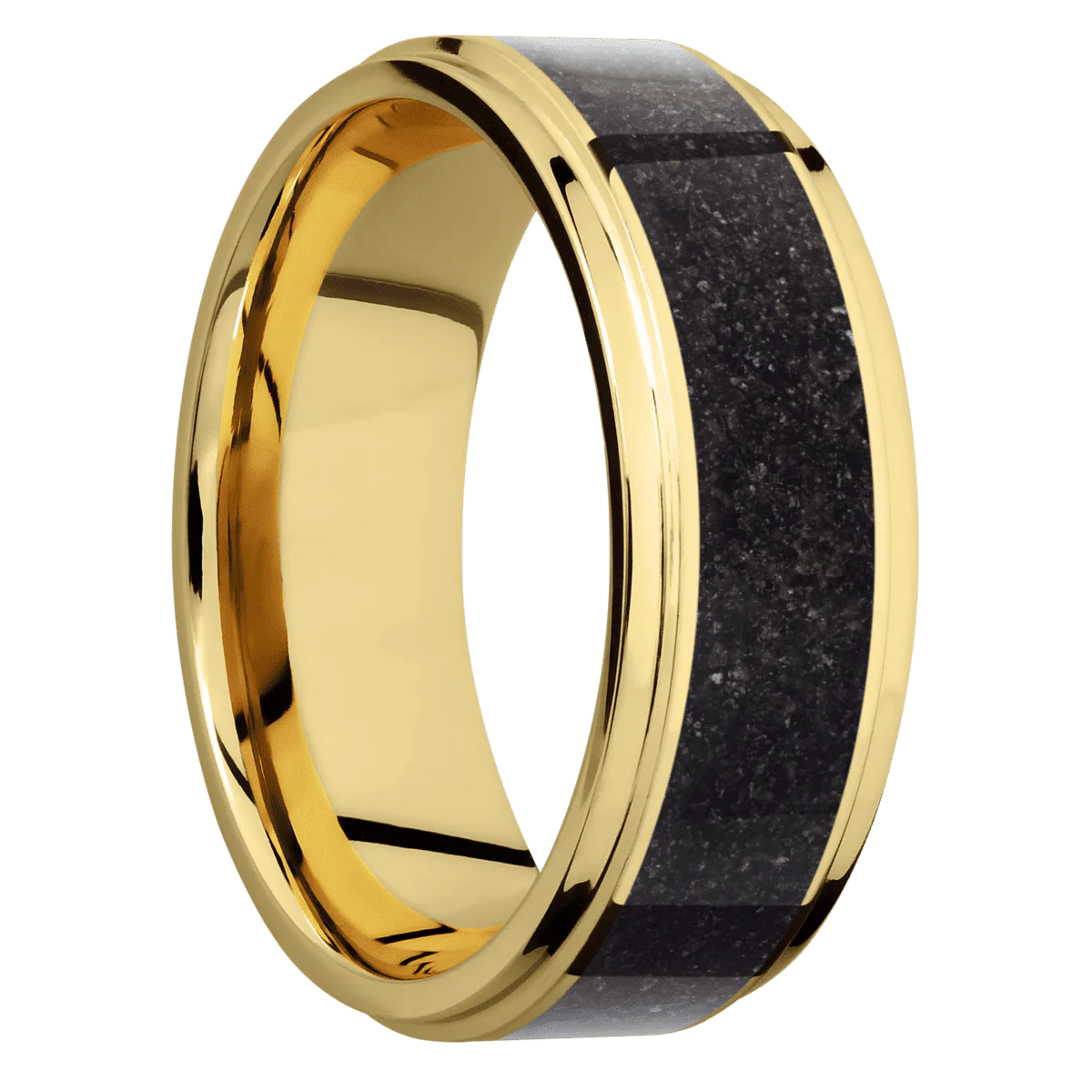 14K Yellow Gold + Polish , Polish Finish