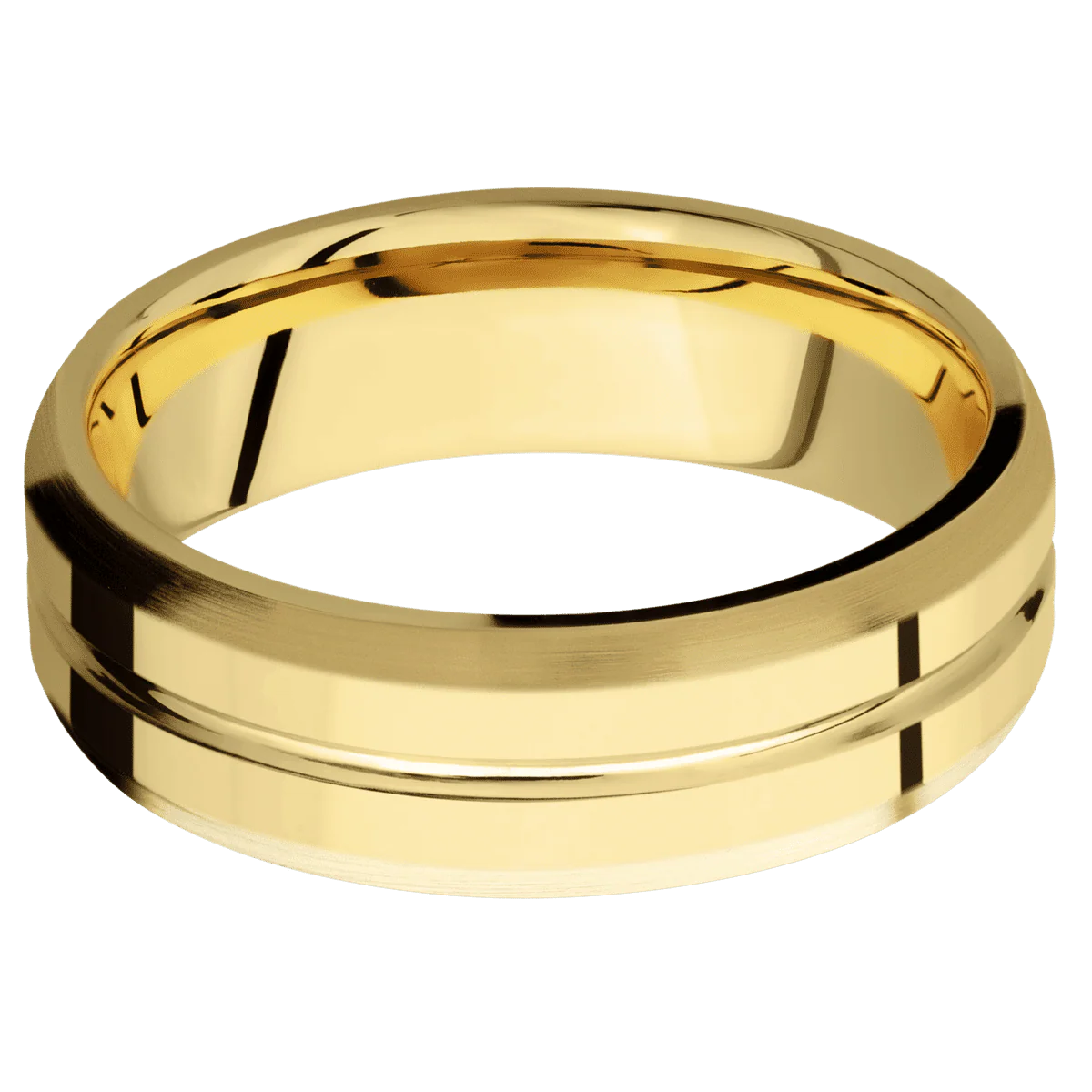 14K Yellow Gold + Polish , Polish Finish - Image 3