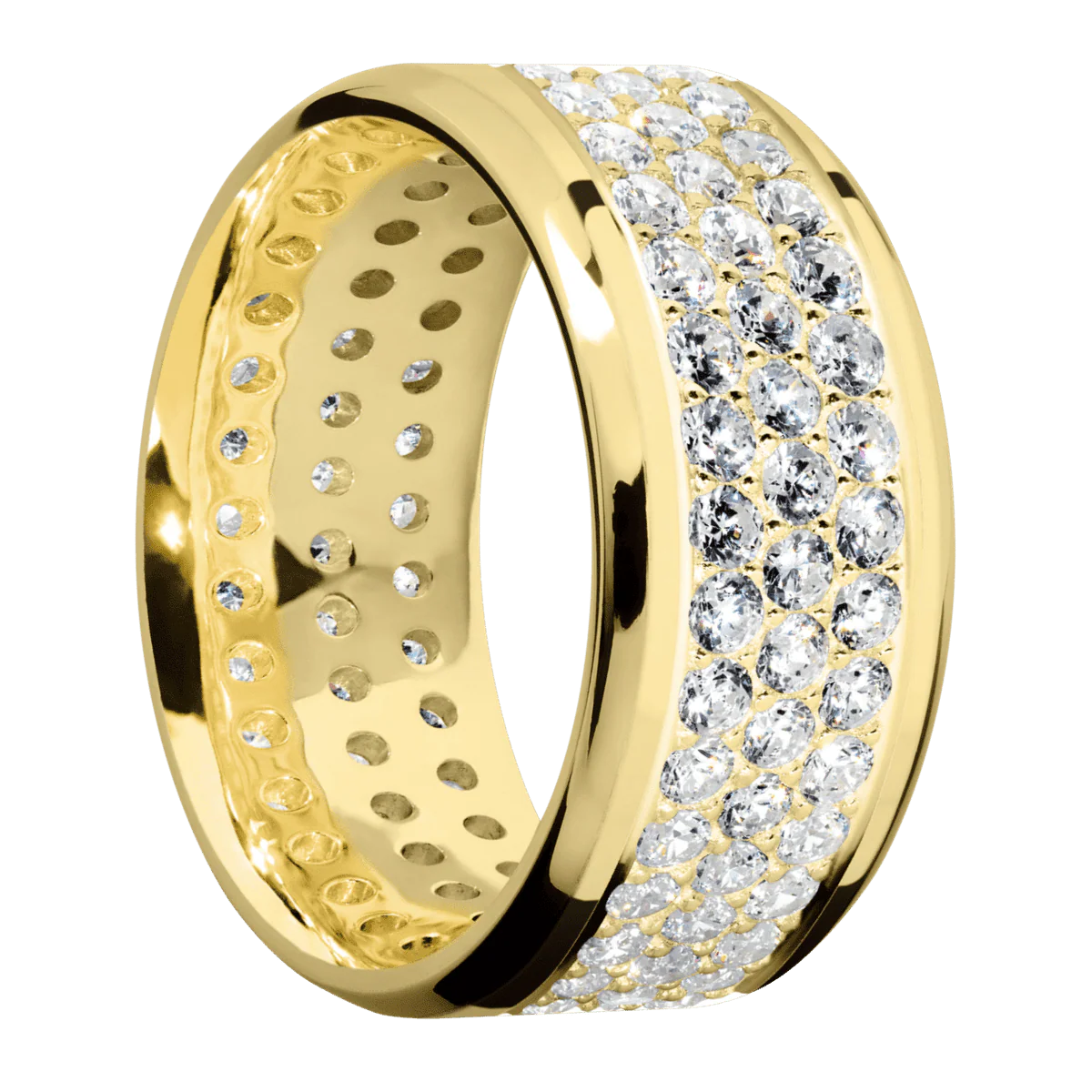 14K Yellow Gold + Polish , Polish Finish