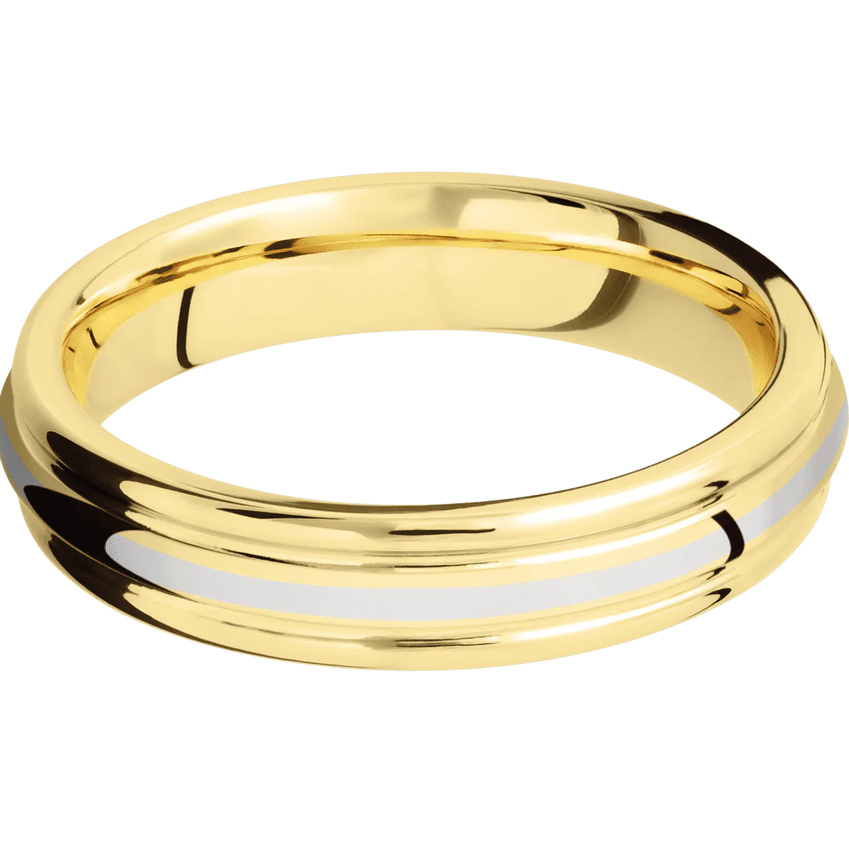 14K Yellow Gold + Polish , Polish Finish - Image 3