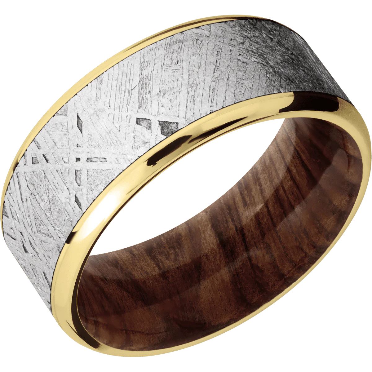 14K Yellow Gold + Polish , Polish Finish + Sequoia - Image 2