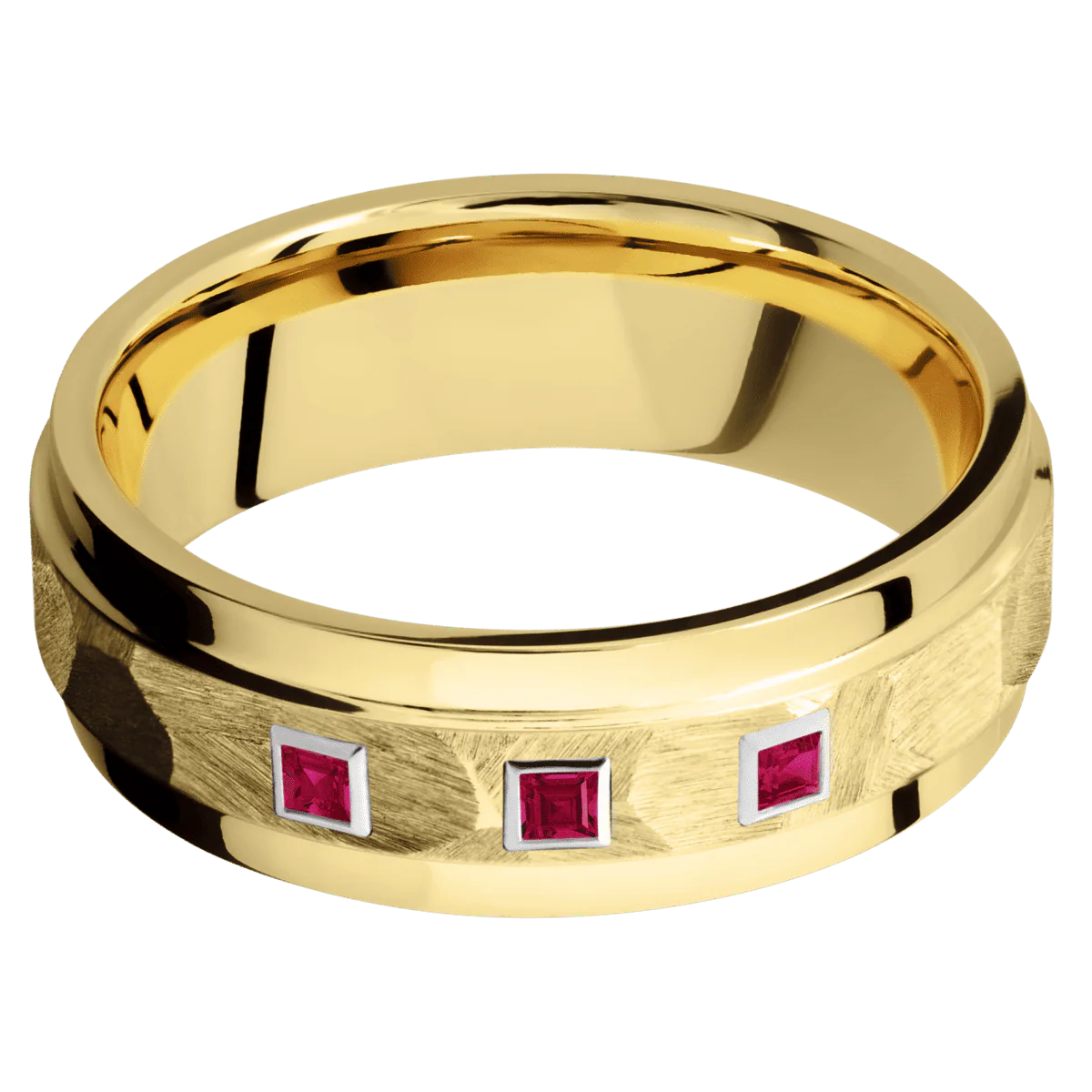 14K Yellow Gold + Rock , Polish Finish - Image 3