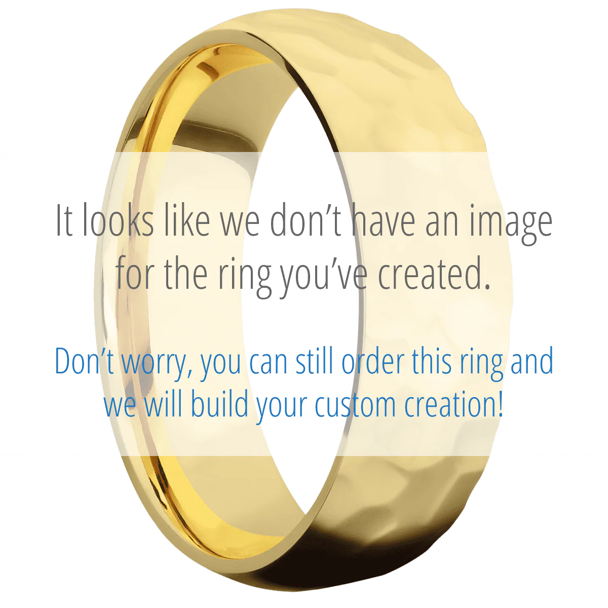 14K Yellow Gold + Rockpolish Finish