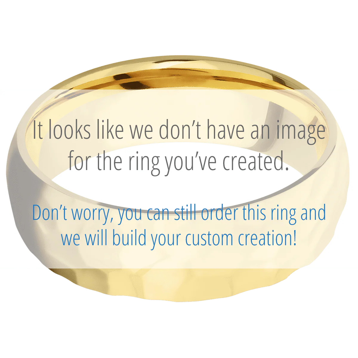 14K Yellow Gold + Rockpolish Finish - Image 3