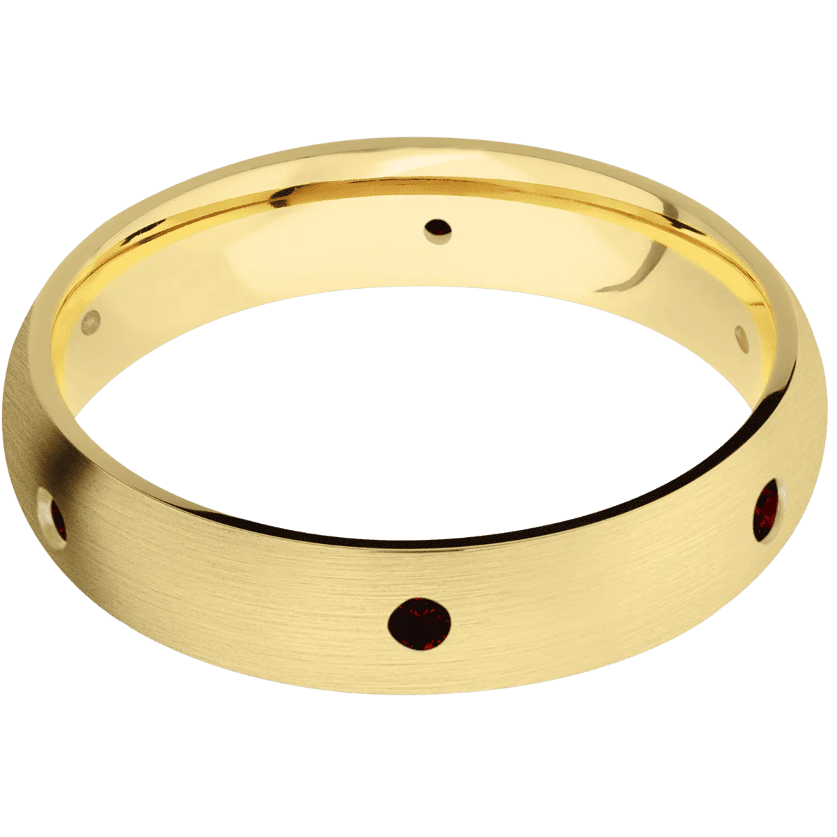14K Yellow Gold + Satin Finish - Image 3
