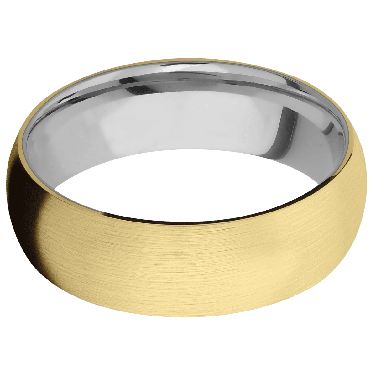 14K Yellow Gold + Satin Finish + Titanium - Image 3