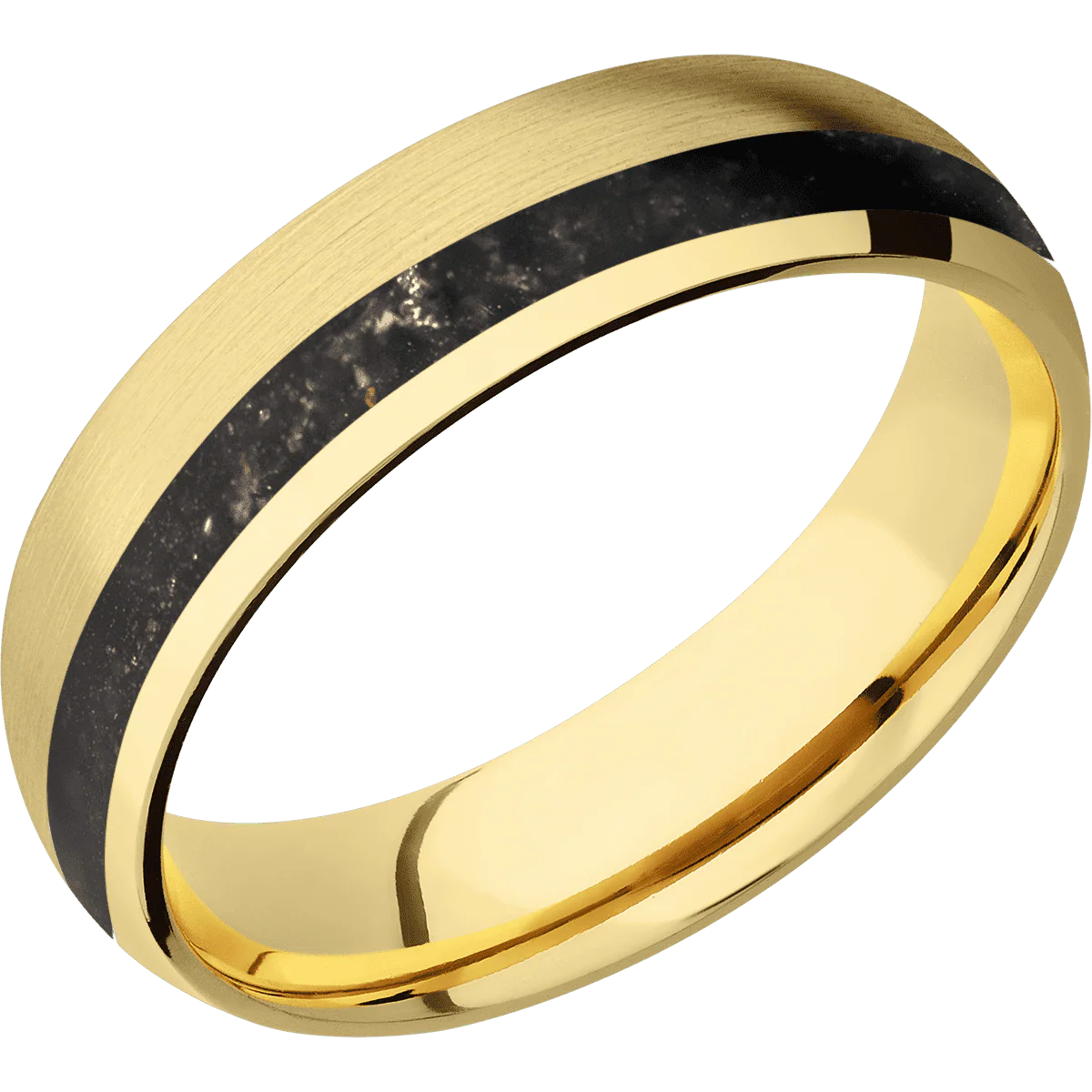 14K Yellow Gold + Satin , Polish Finish - Image 2