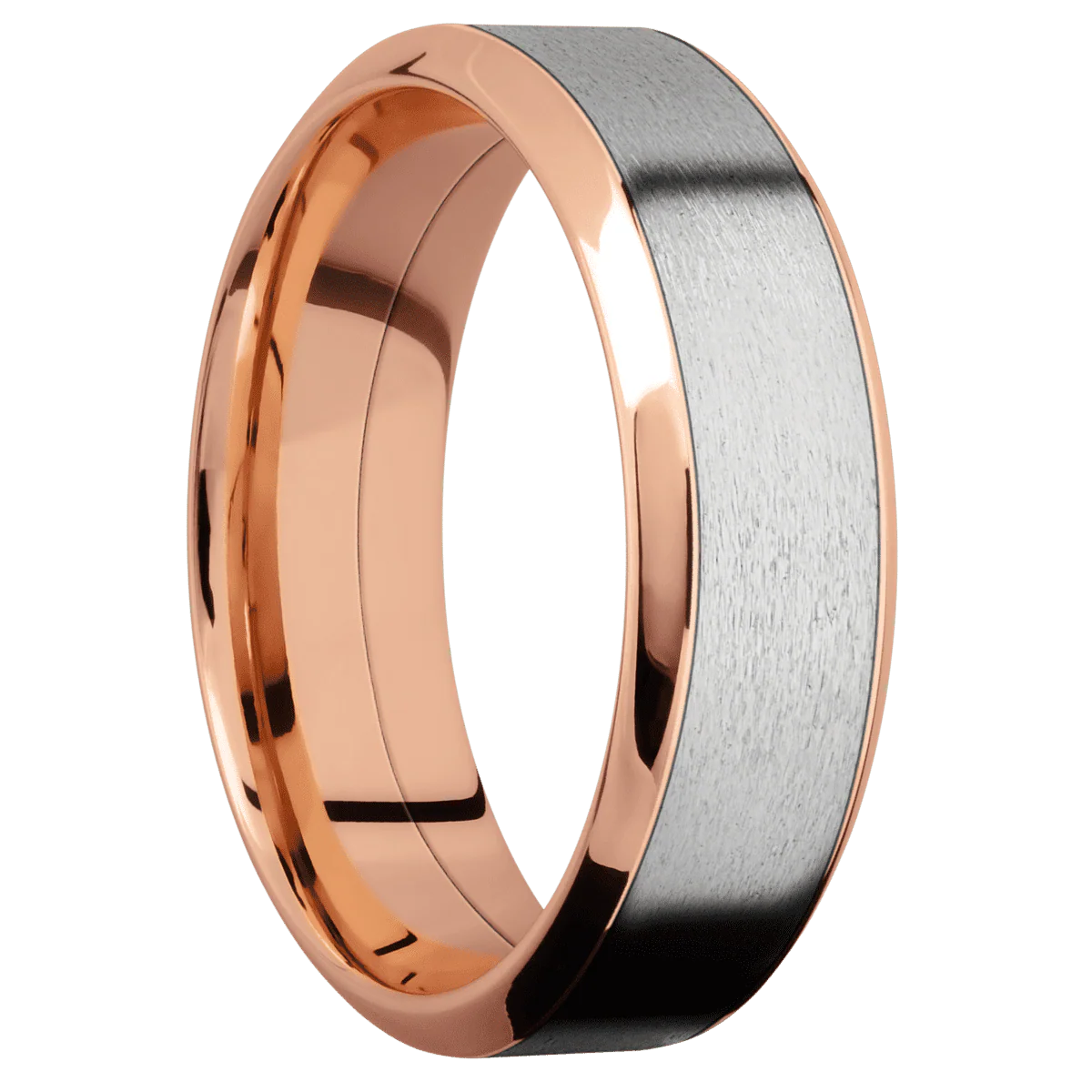 18K Rose Gold + Polish , Polish Finish
