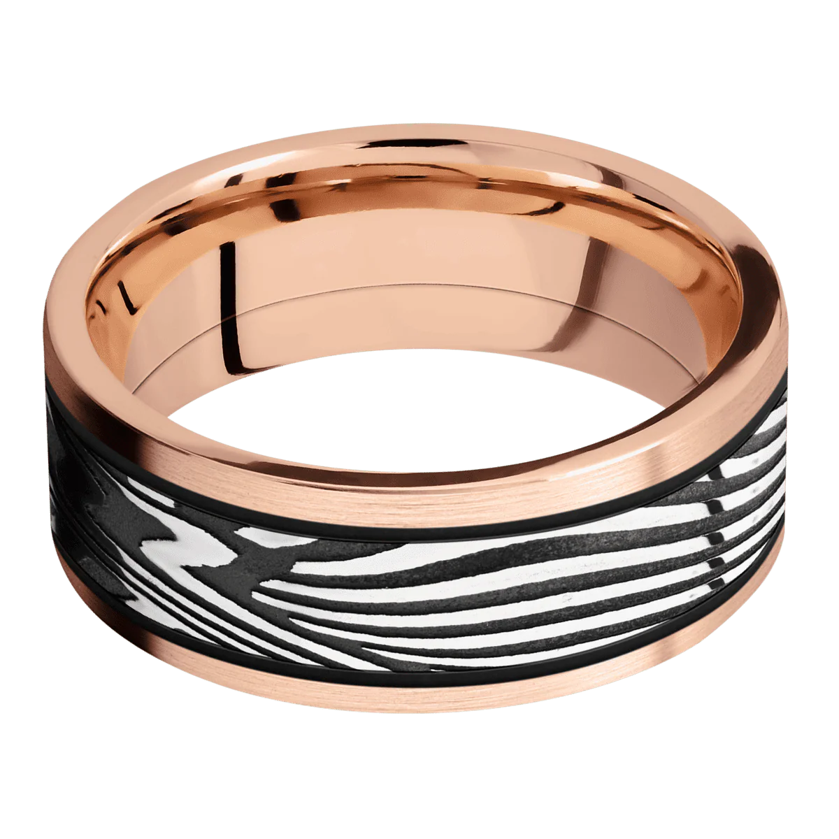 18K Rose Gold + Satin Finish - Image 3