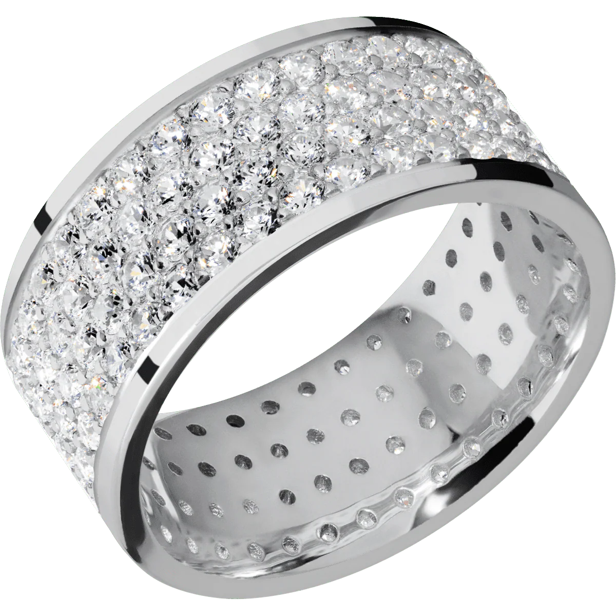 18K White Gold + Polish Finish - Image 2
