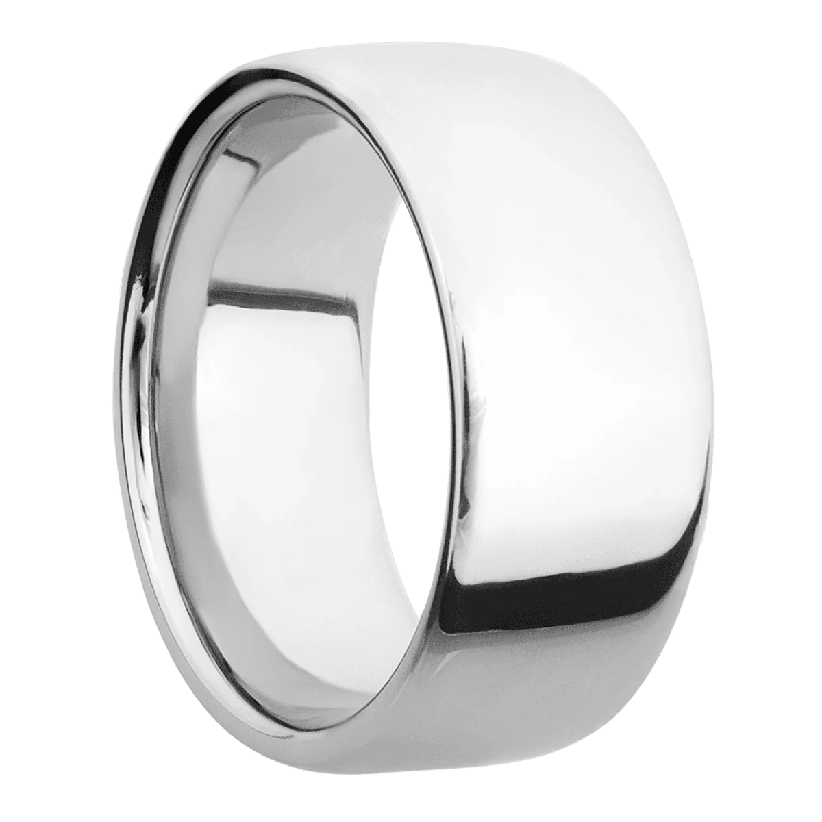 18K White Gold + Polish Finish