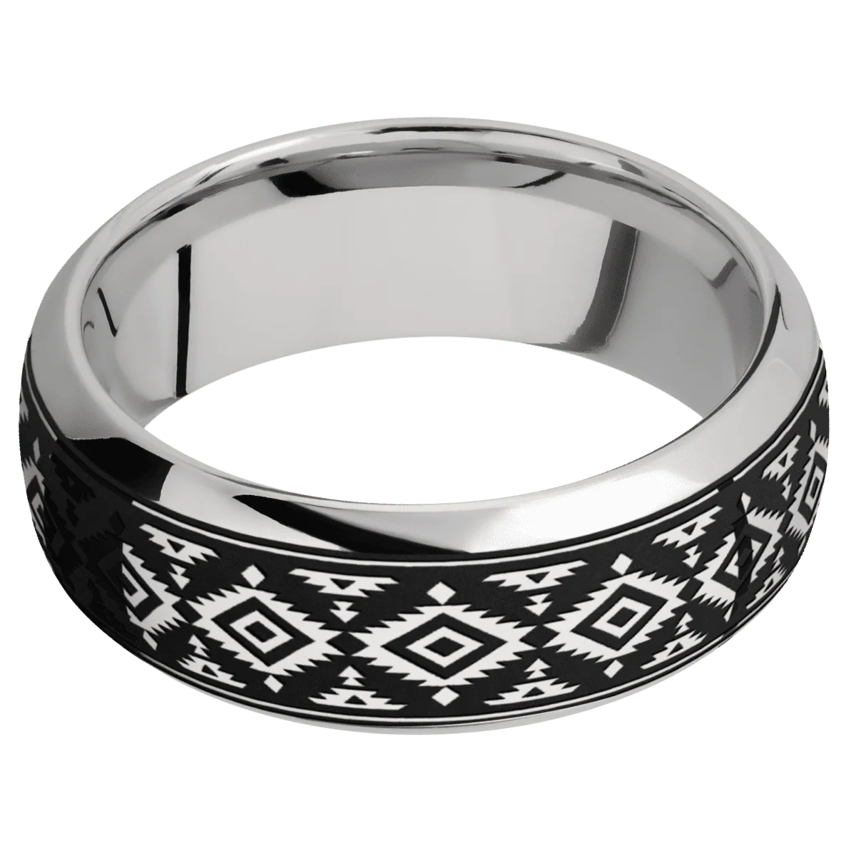 18K White Gold + Polish , Polish Finish - Image 3
