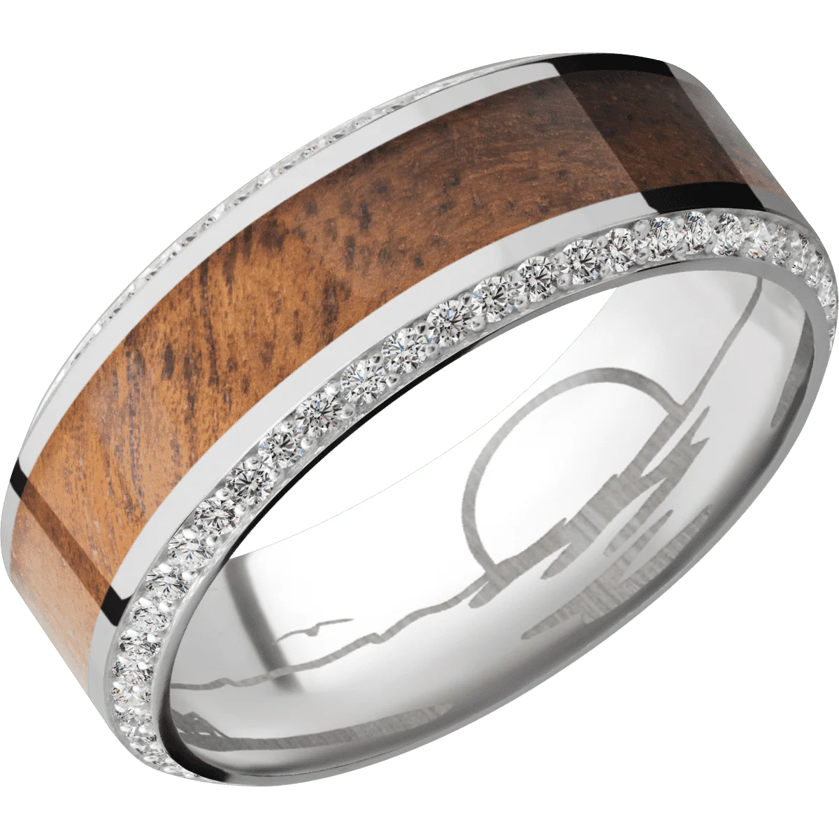18K White Gold + Polish , Polish Finish - Image 2