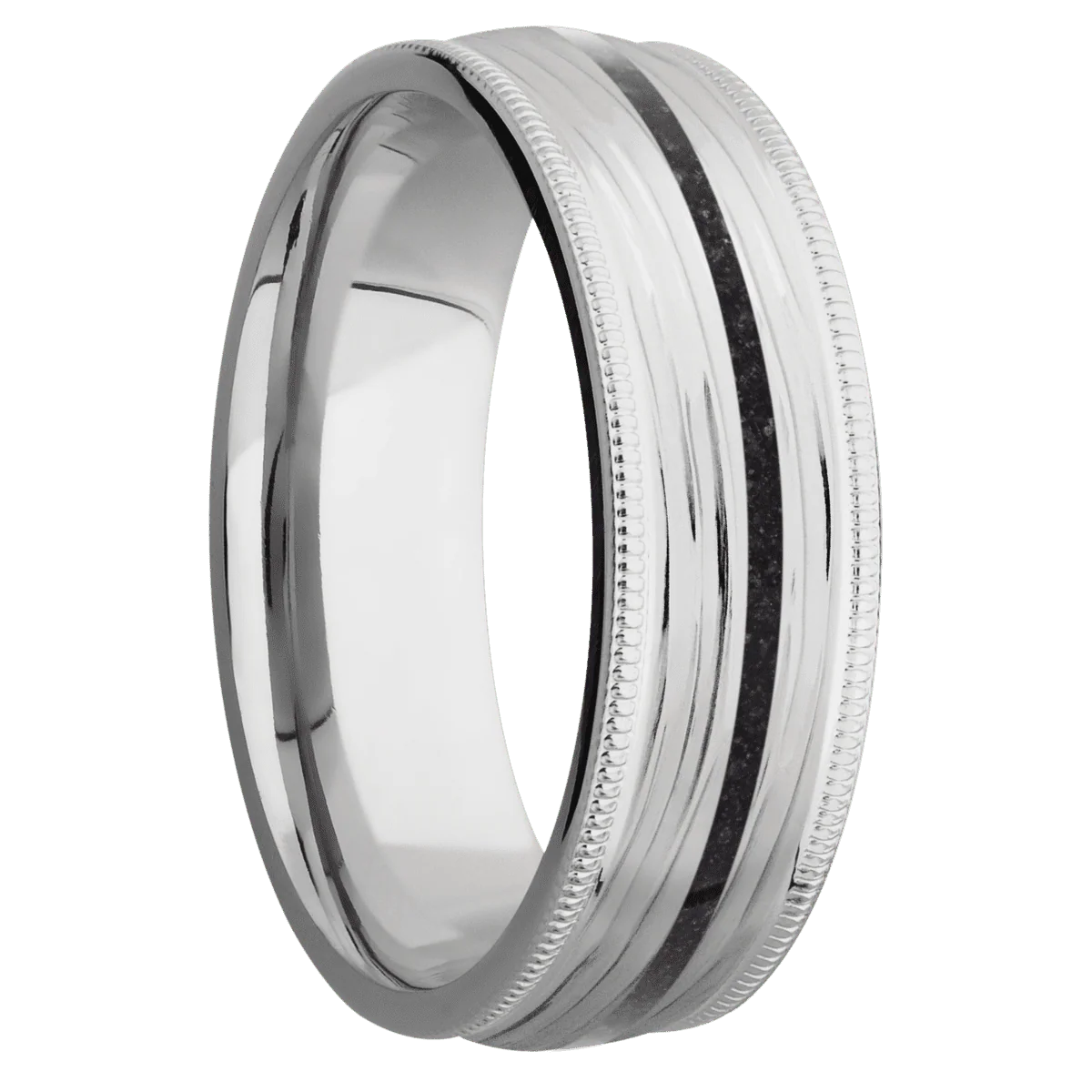 18K White Gold + Treebark3 Finish