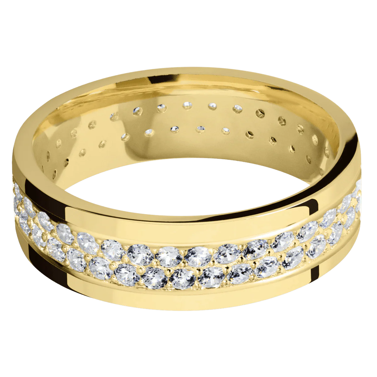 18K Yellow Gold + Polish Finish - Image 3