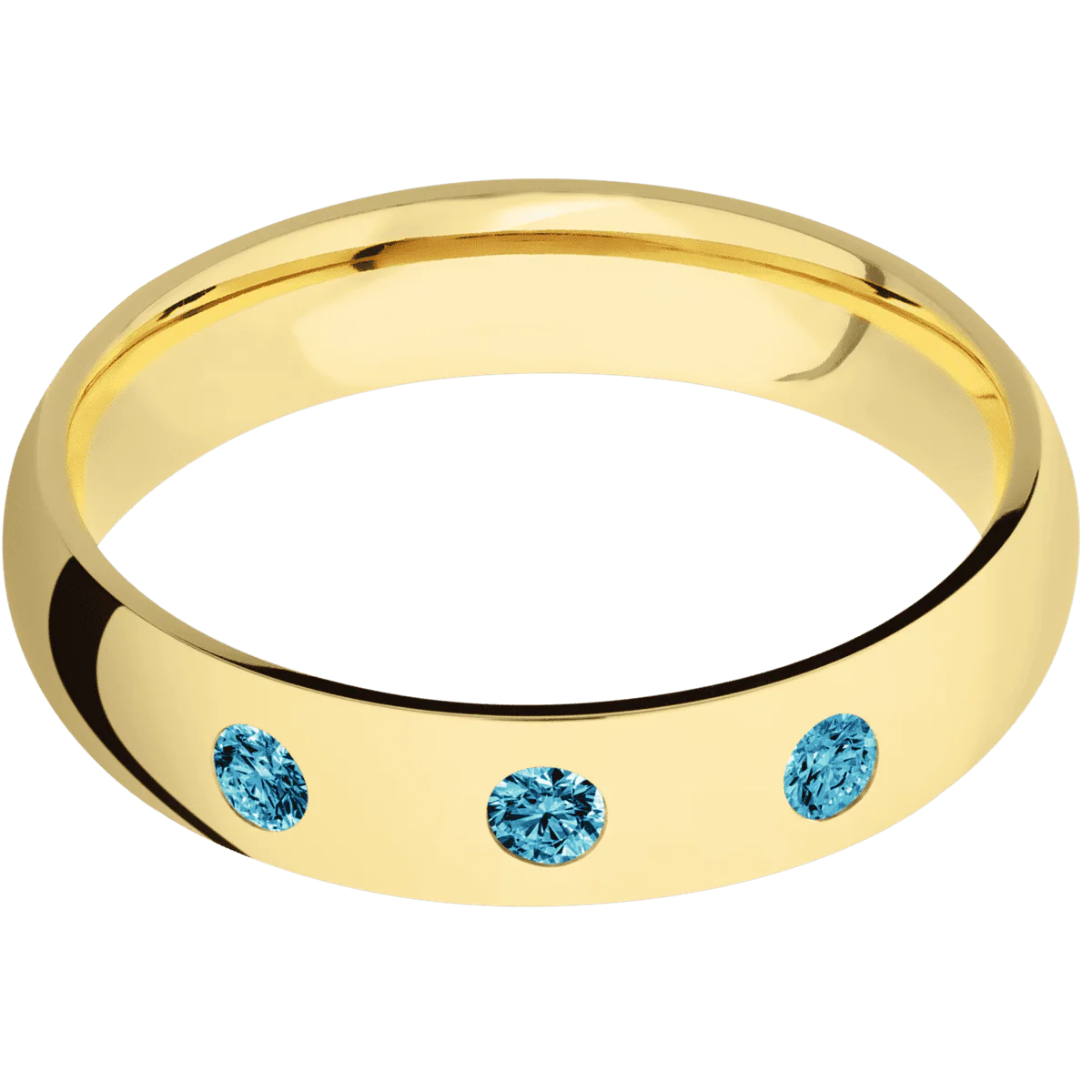 18K Yellow Gold + Polish Finish - Image 3