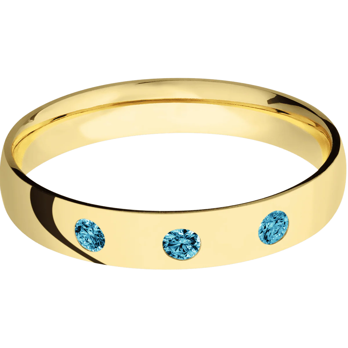 18K Yellow Gold + Polish Finish - Image 3