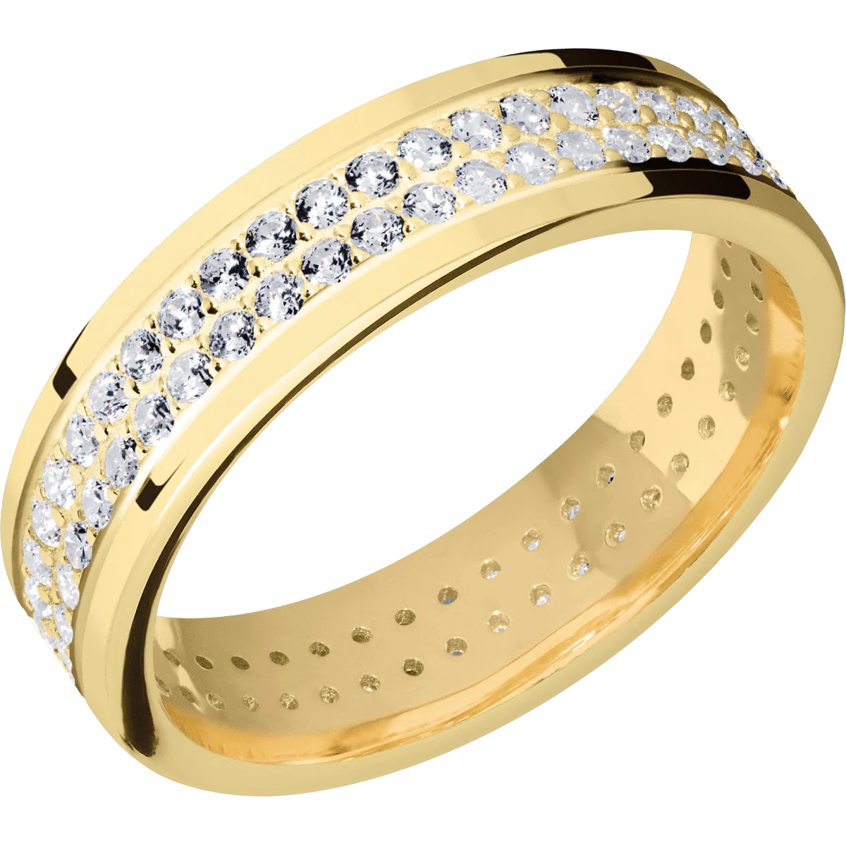18K Yellow Gold + Polish Finish - Image 2