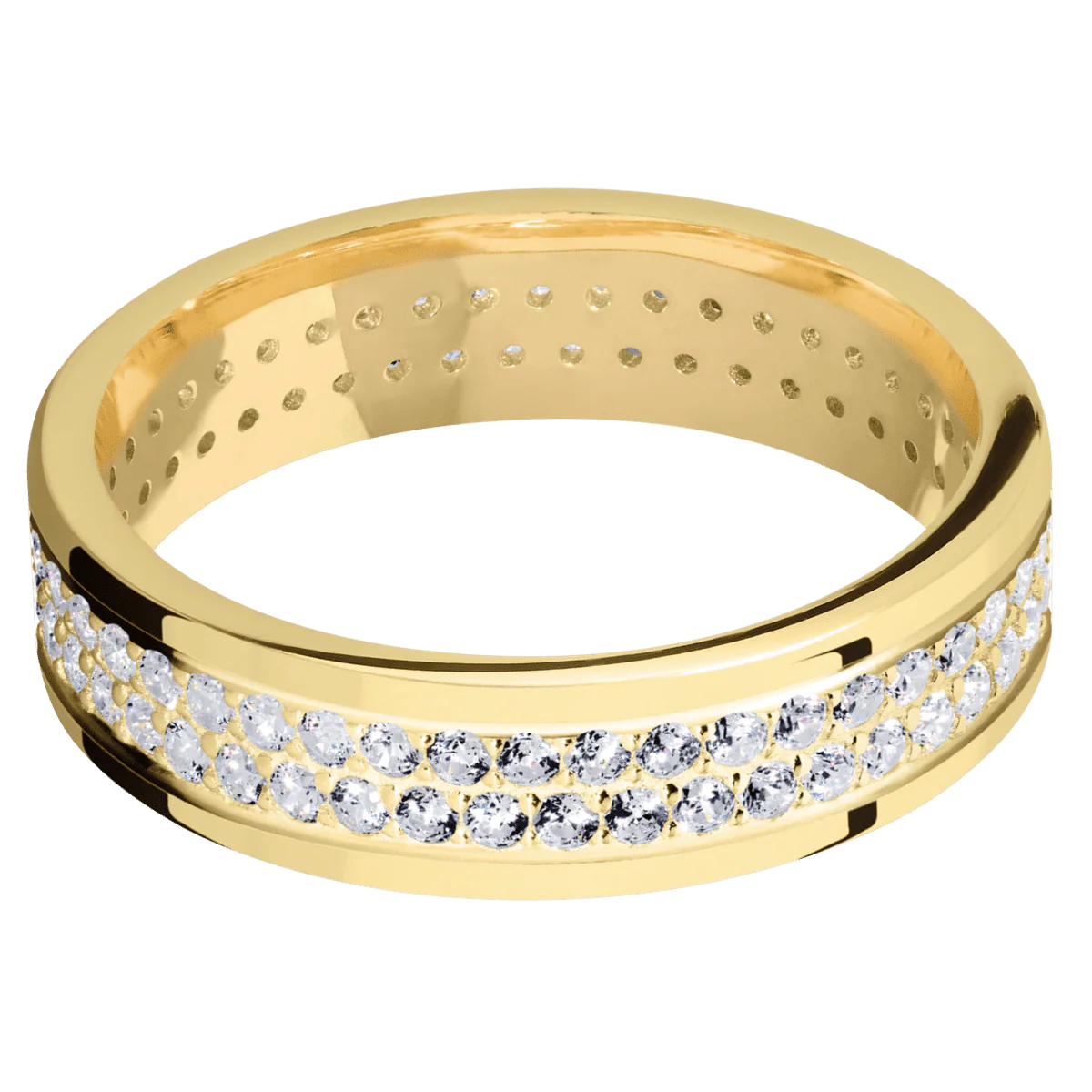18K Yellow Gold + Polish Finish - Image 3