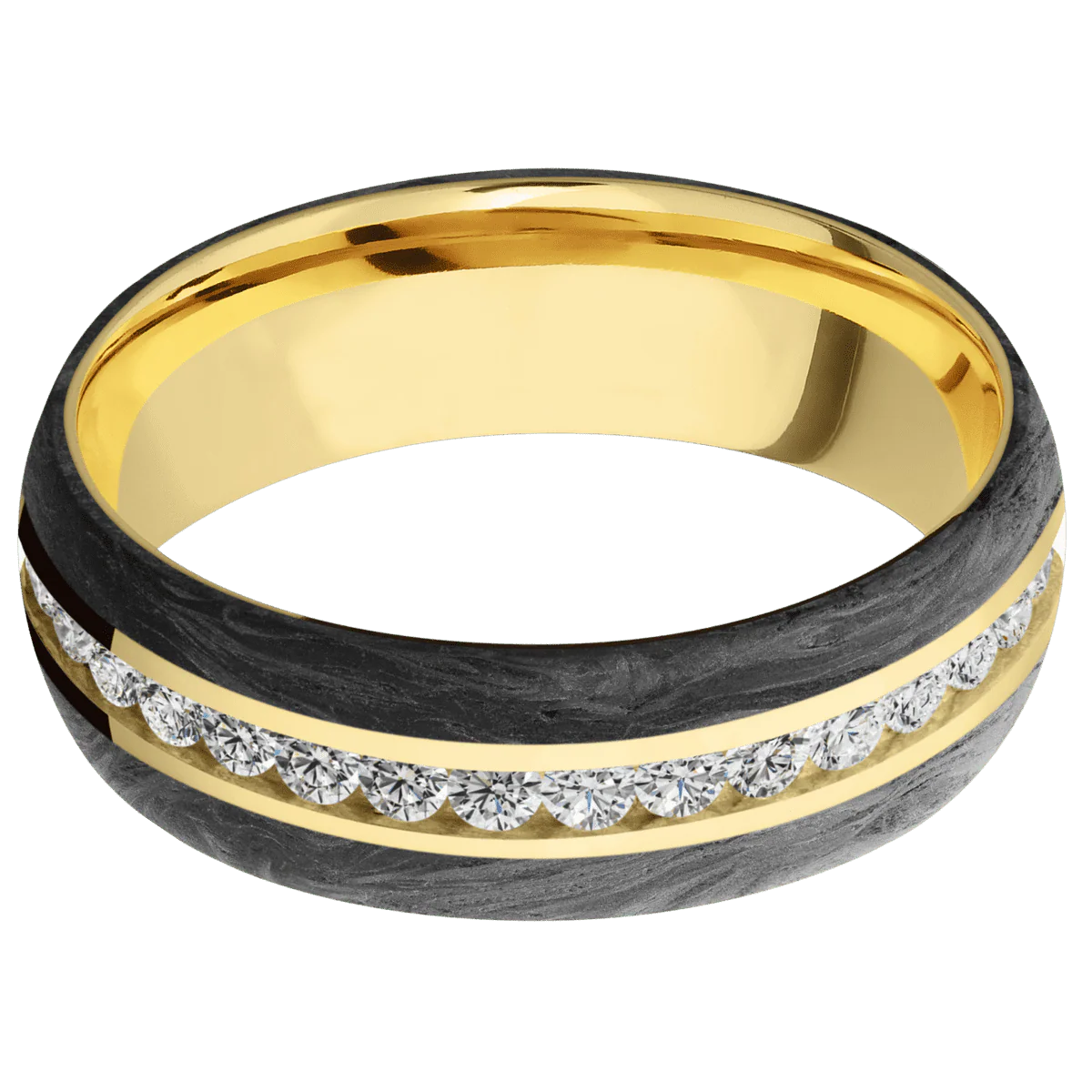 18K Yellow Gold + Polish Finish - Image 3
