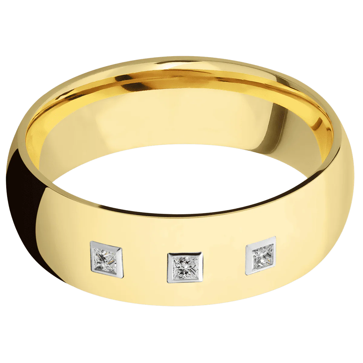 18K Yellow Gold + Polish Finish - Image 3