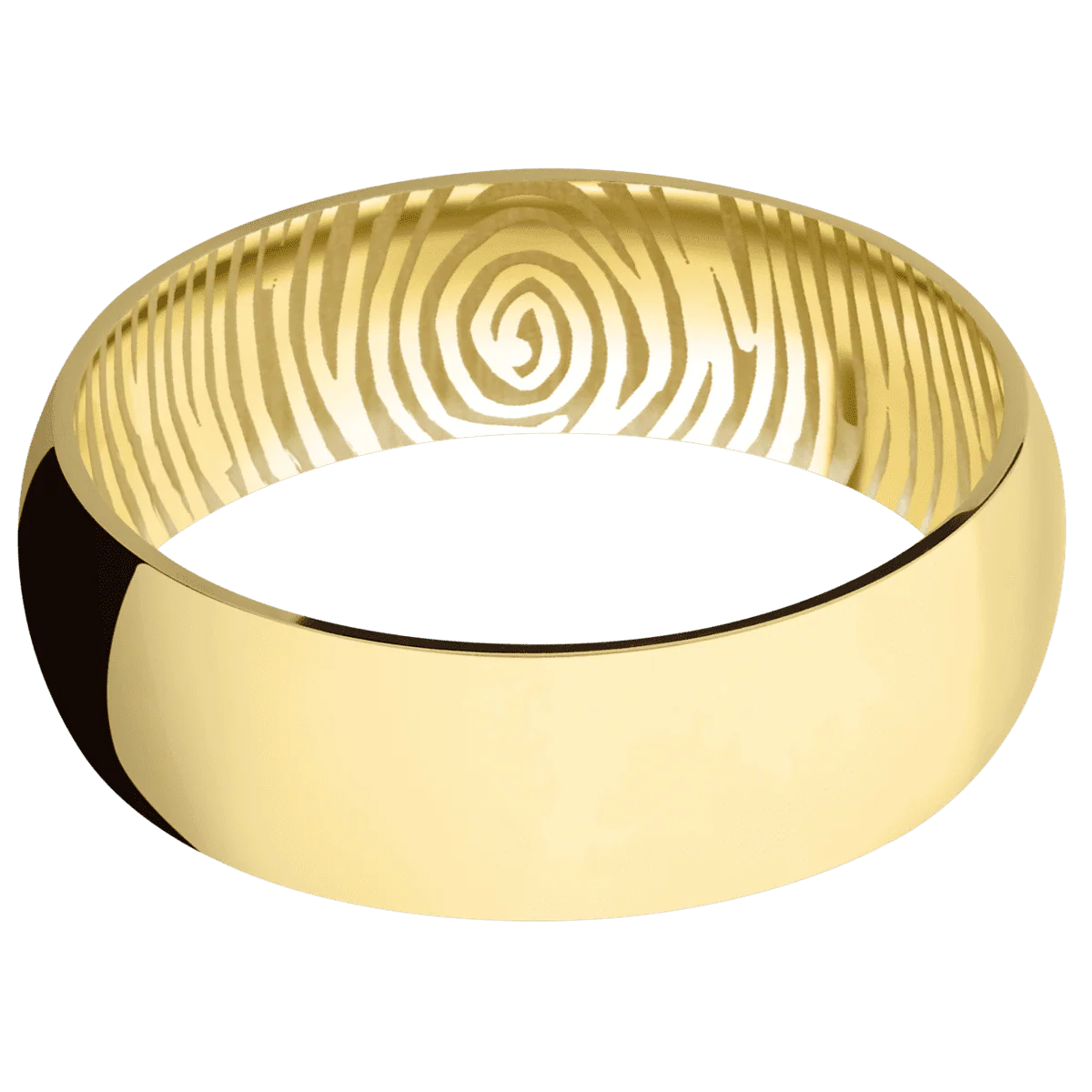 18K Yellow Gold + Polish Finish - Image 3