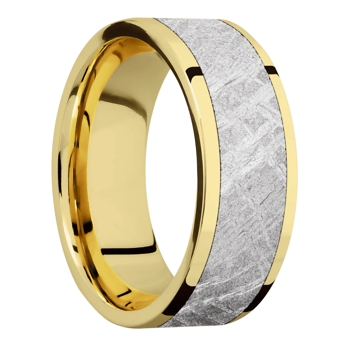 18K Yellow Gold + Polish Finish