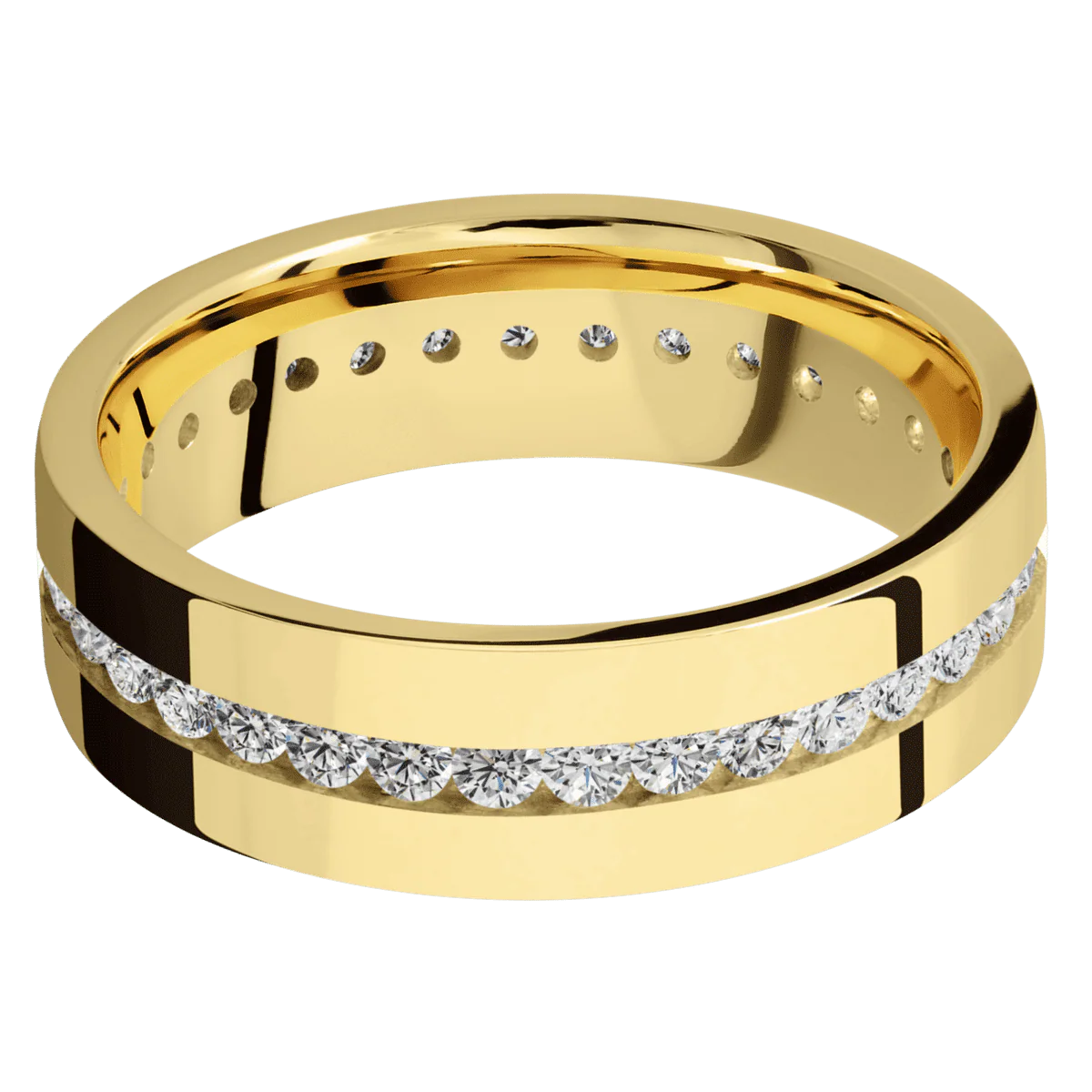 18K Yellow Gold + Polish Finish - Image 3
