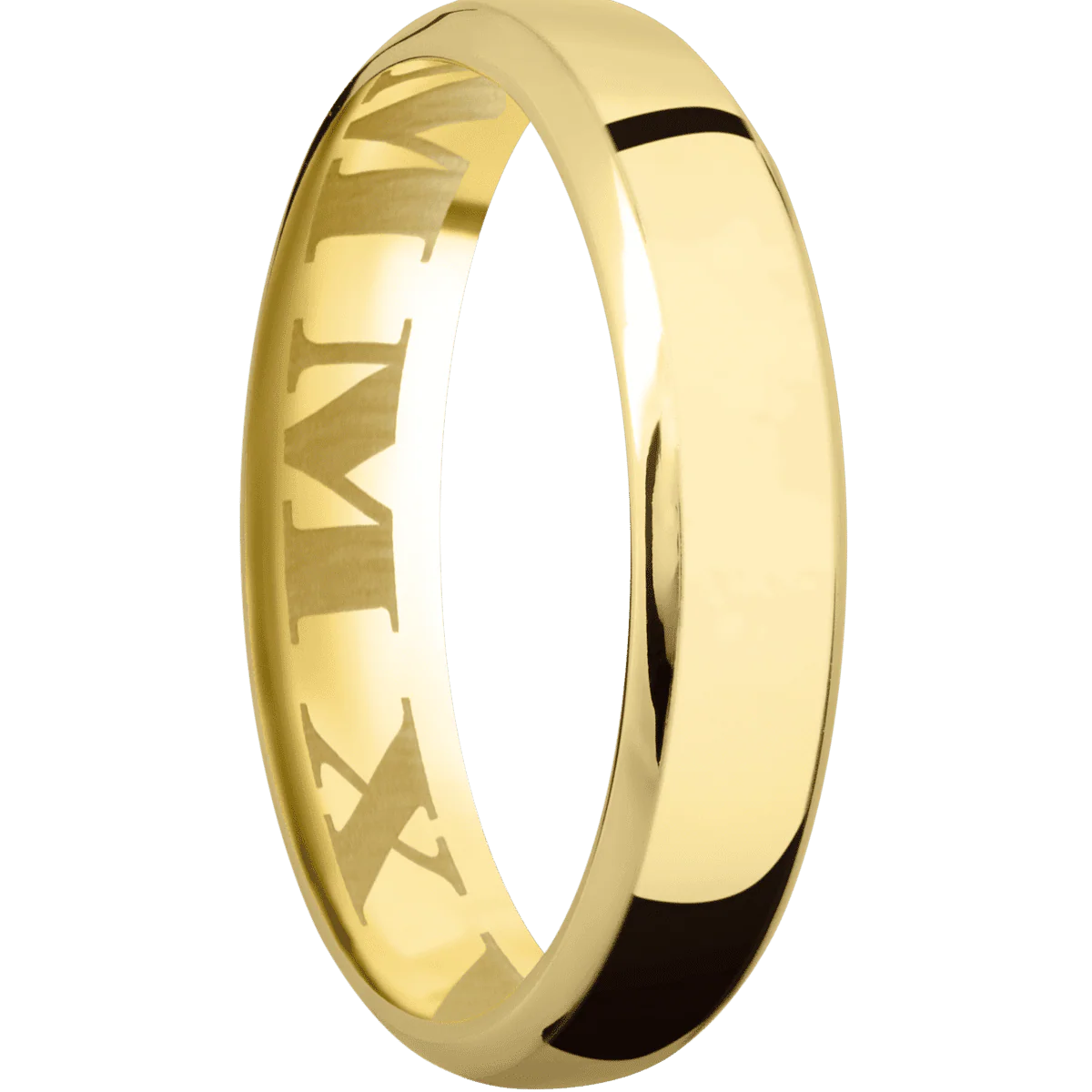 18K Yellow Gold + Polish , Polish Finish